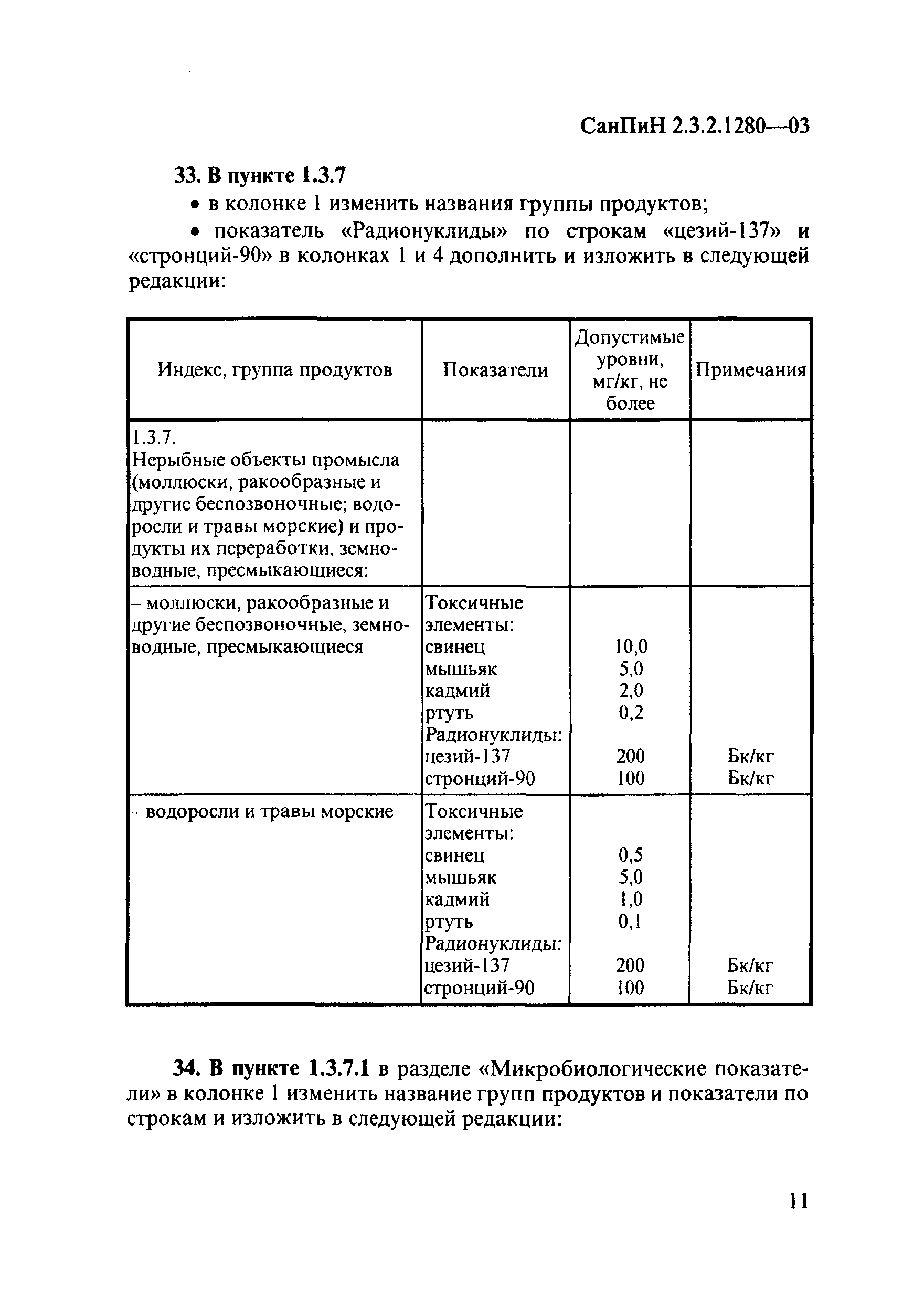 СанПиН 2.3.2.1280-03