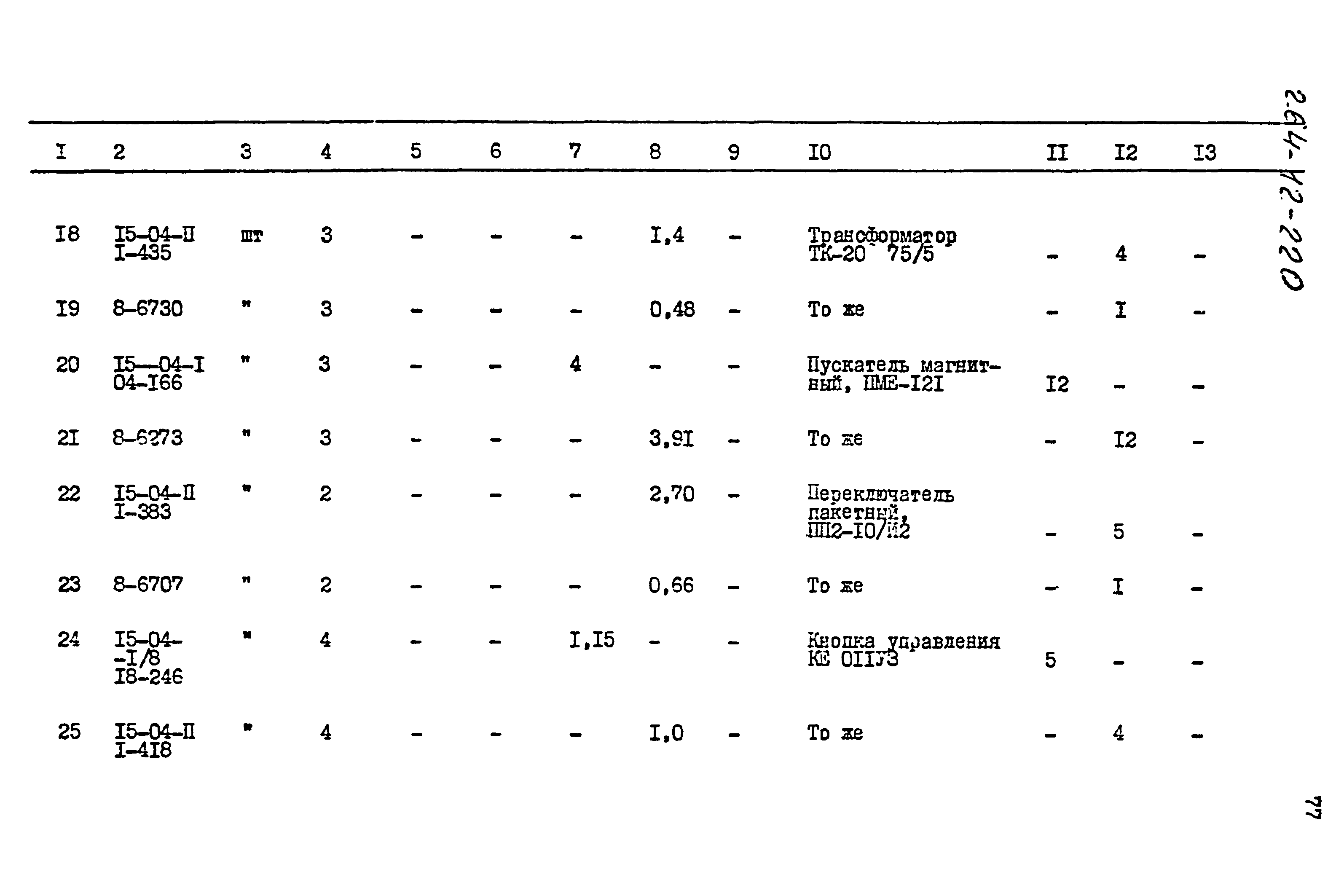 Типовой проект 264-12-220