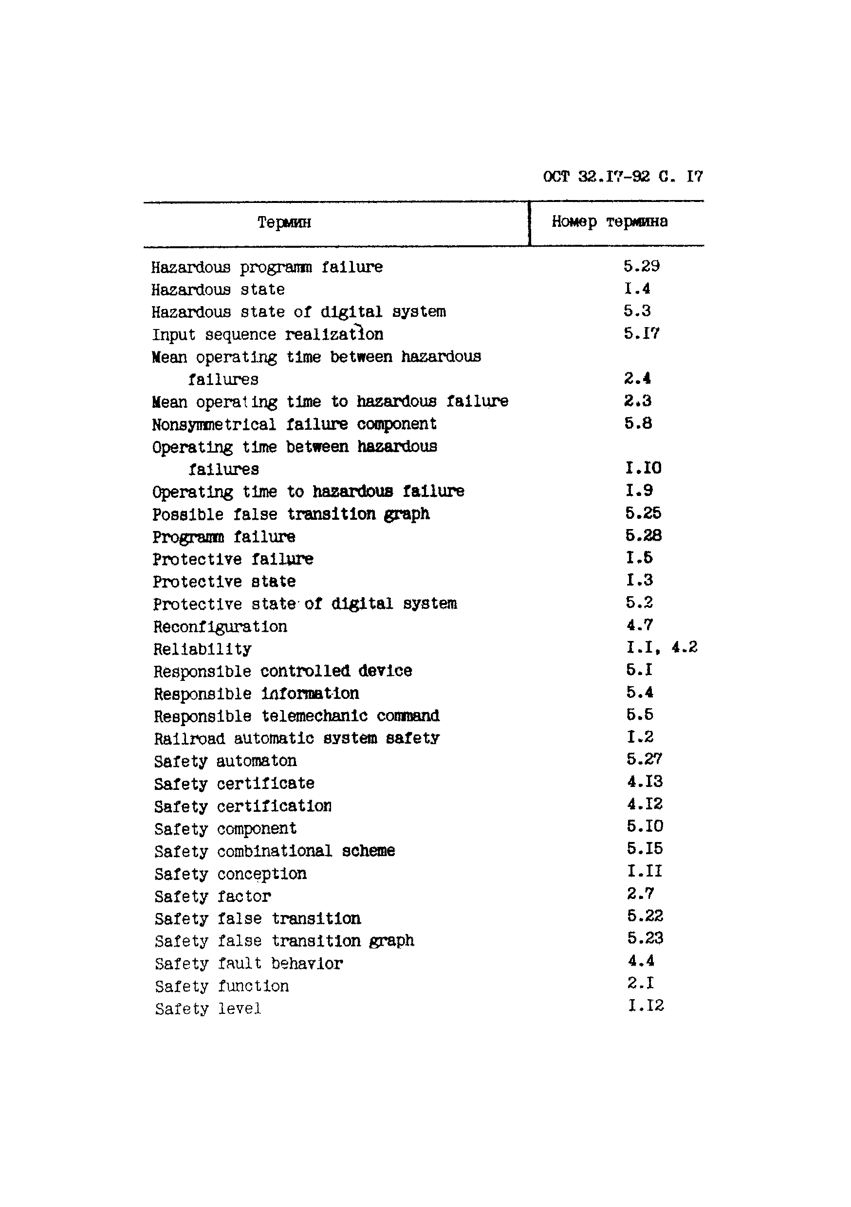 ОСТ 32.17-92