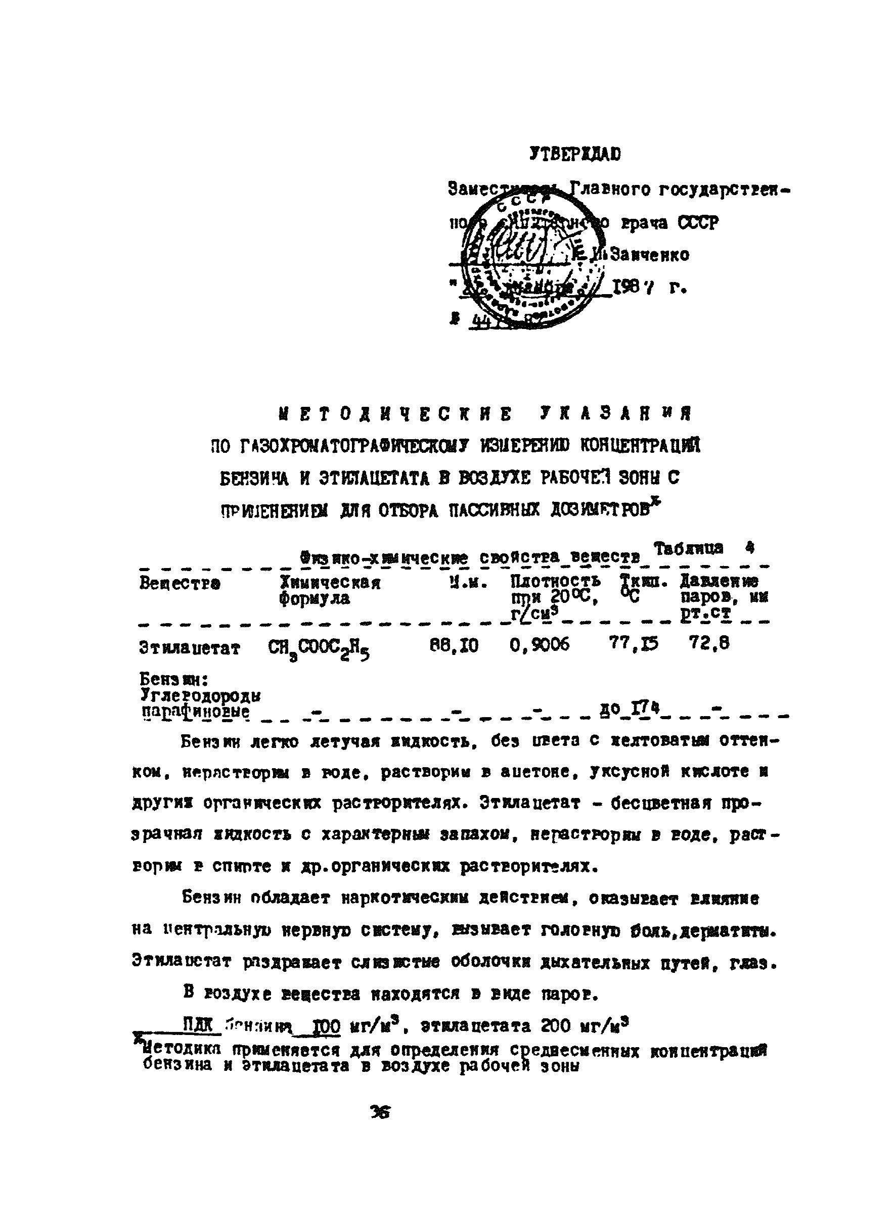 МУ 4474-87