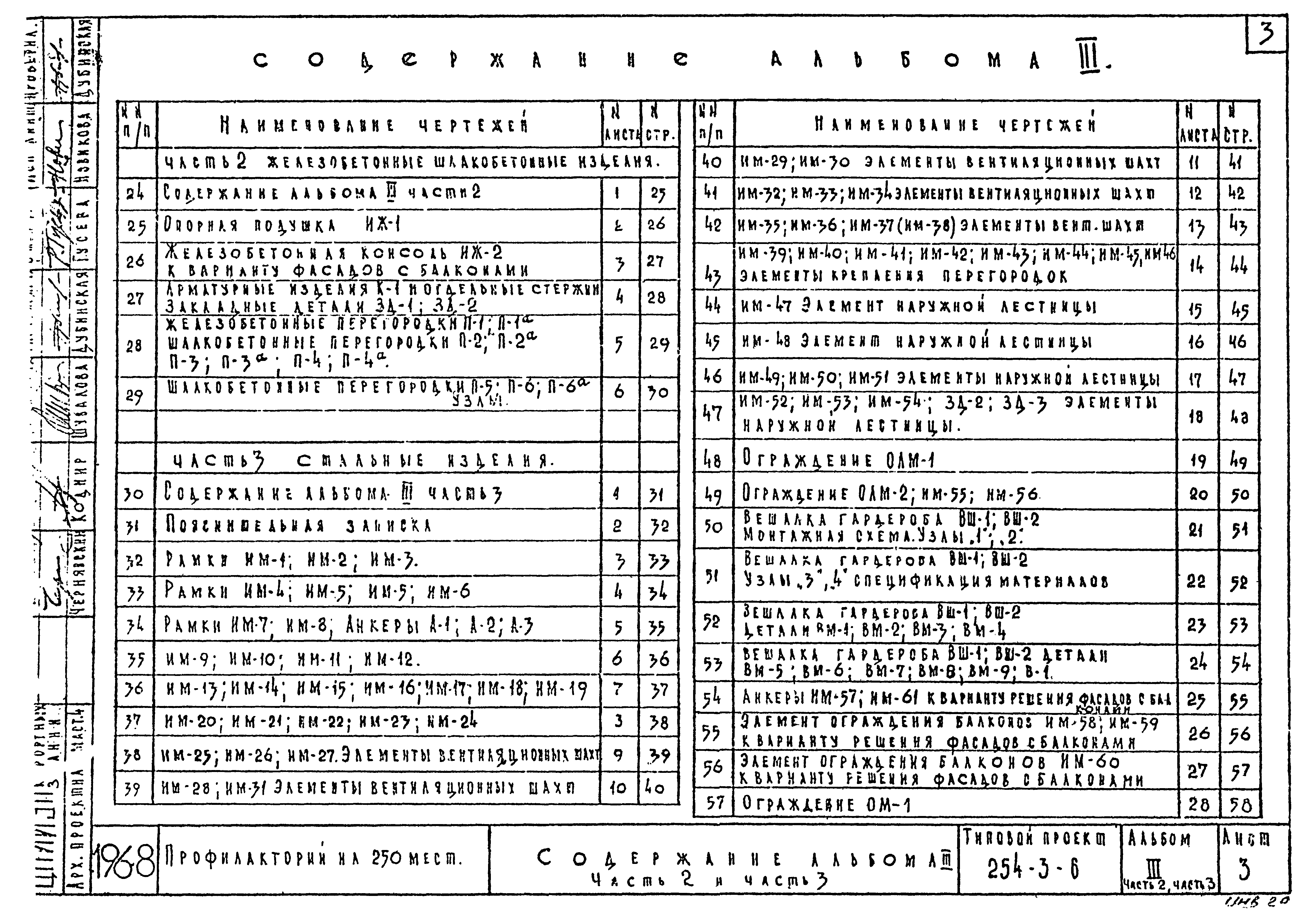 Типовой проект 254-3-6