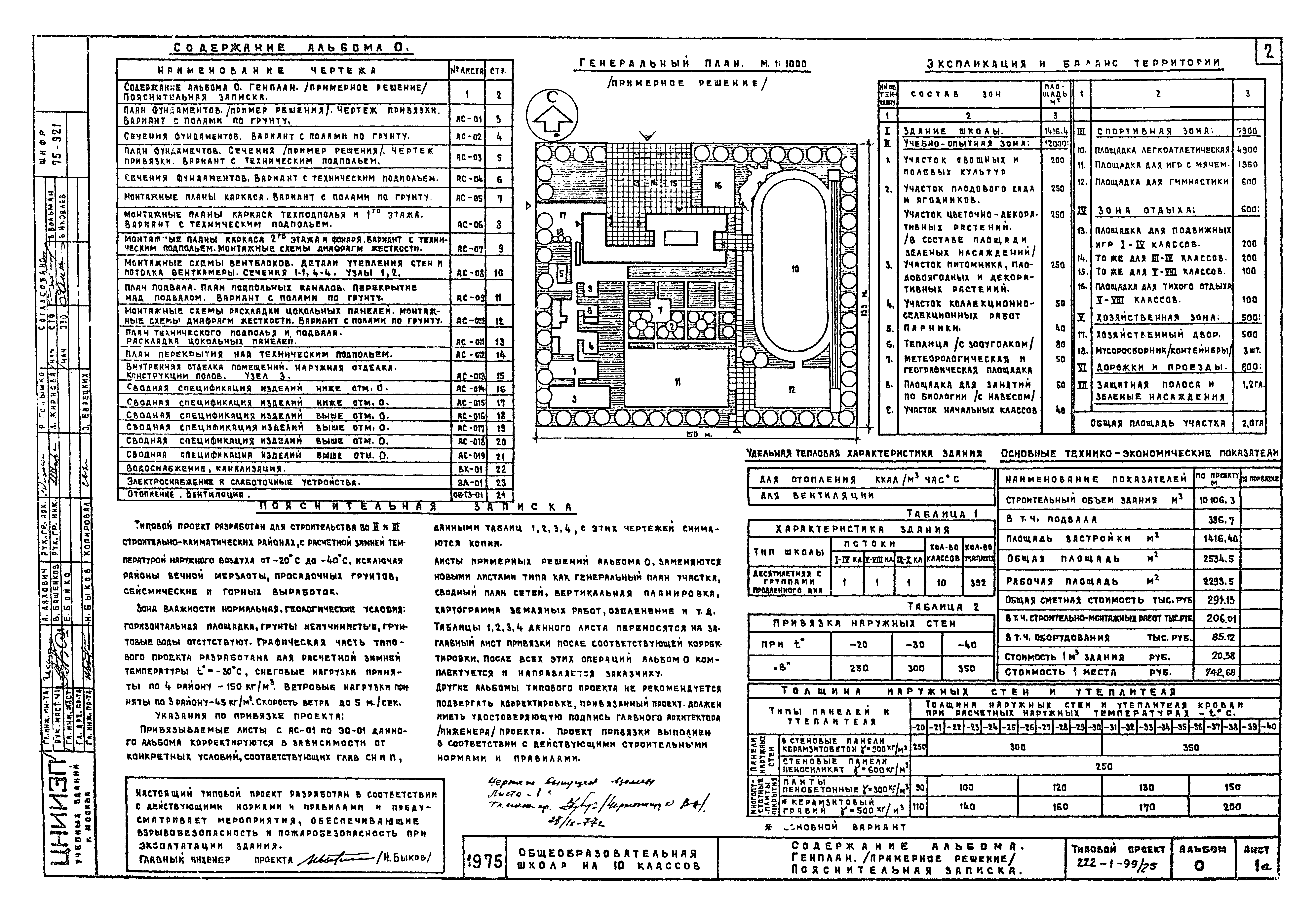 Типовой проект 222-1-99/75