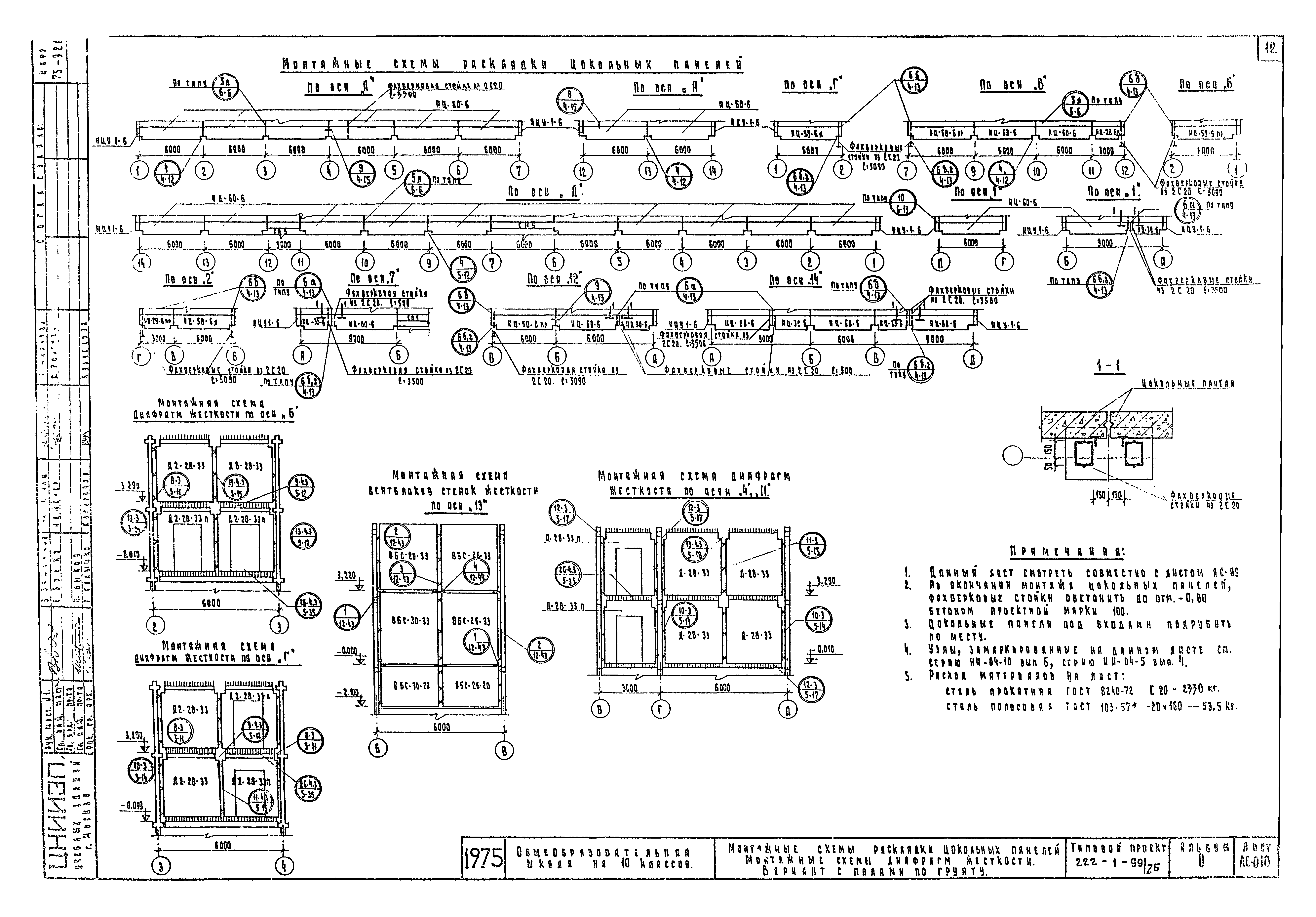 Типовой проект 222-1-99/75