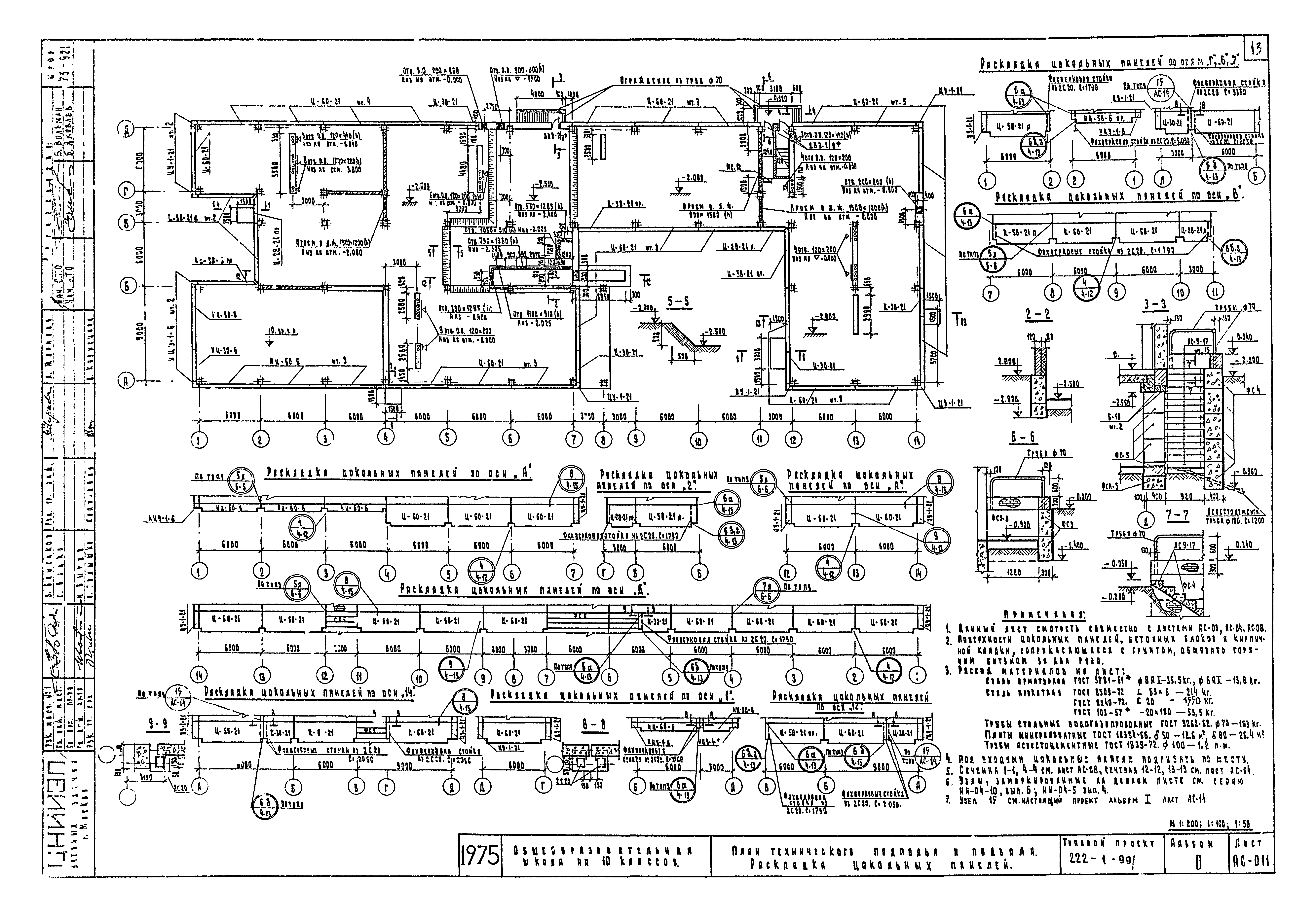 Типовой проект 222-1-99/75