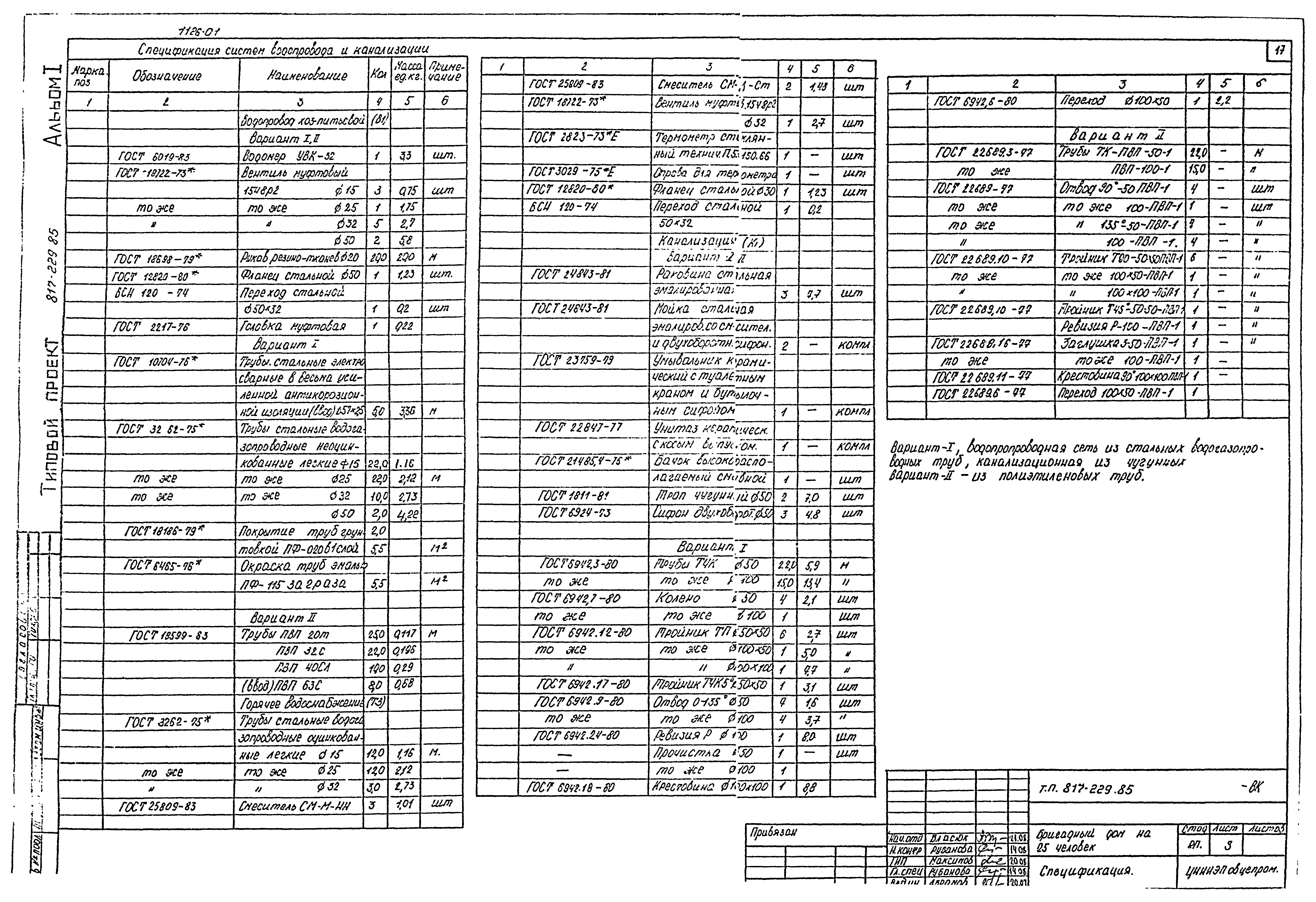 Типовой проект 817-229.85