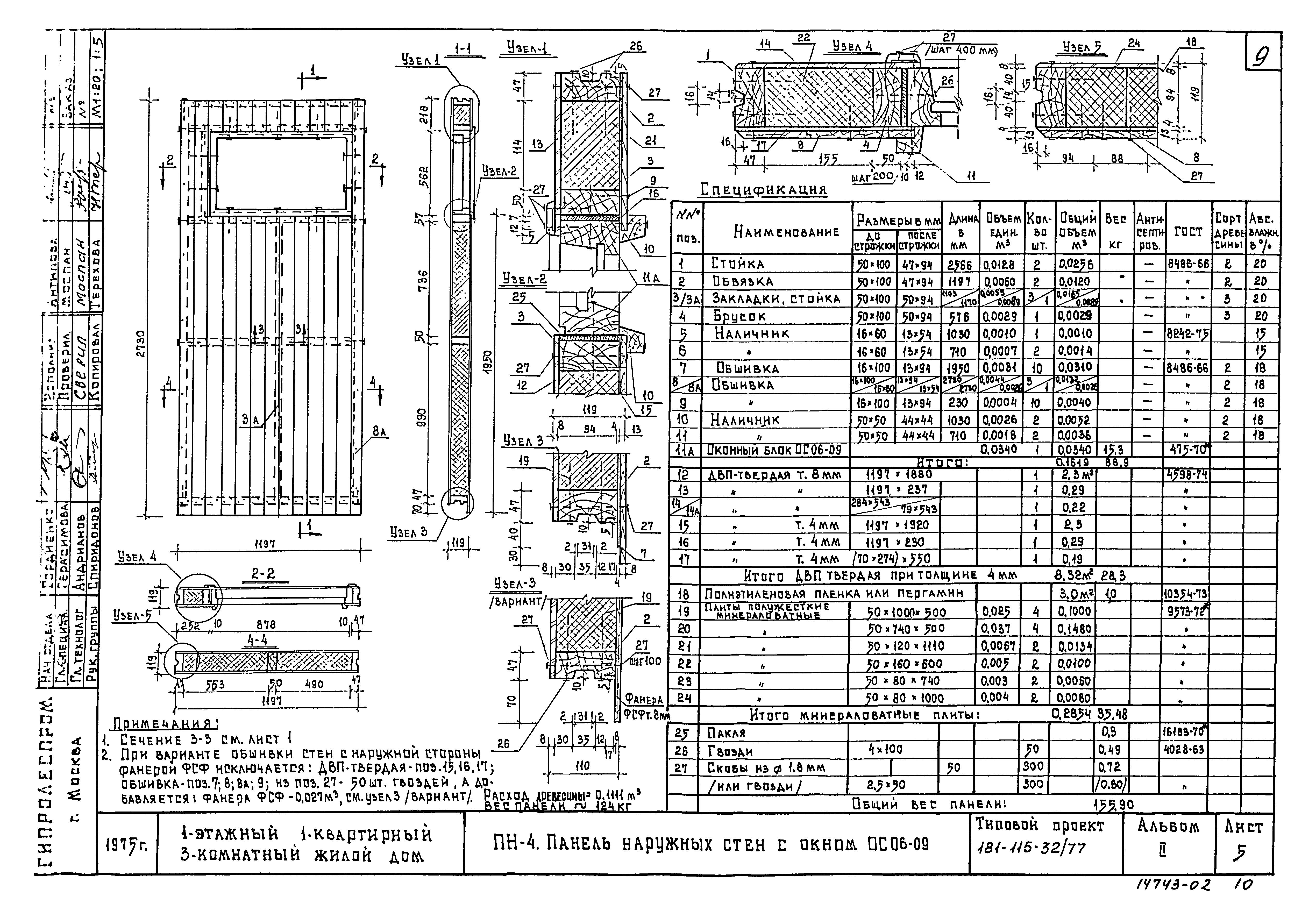 Типовой проект 181-115-32/77