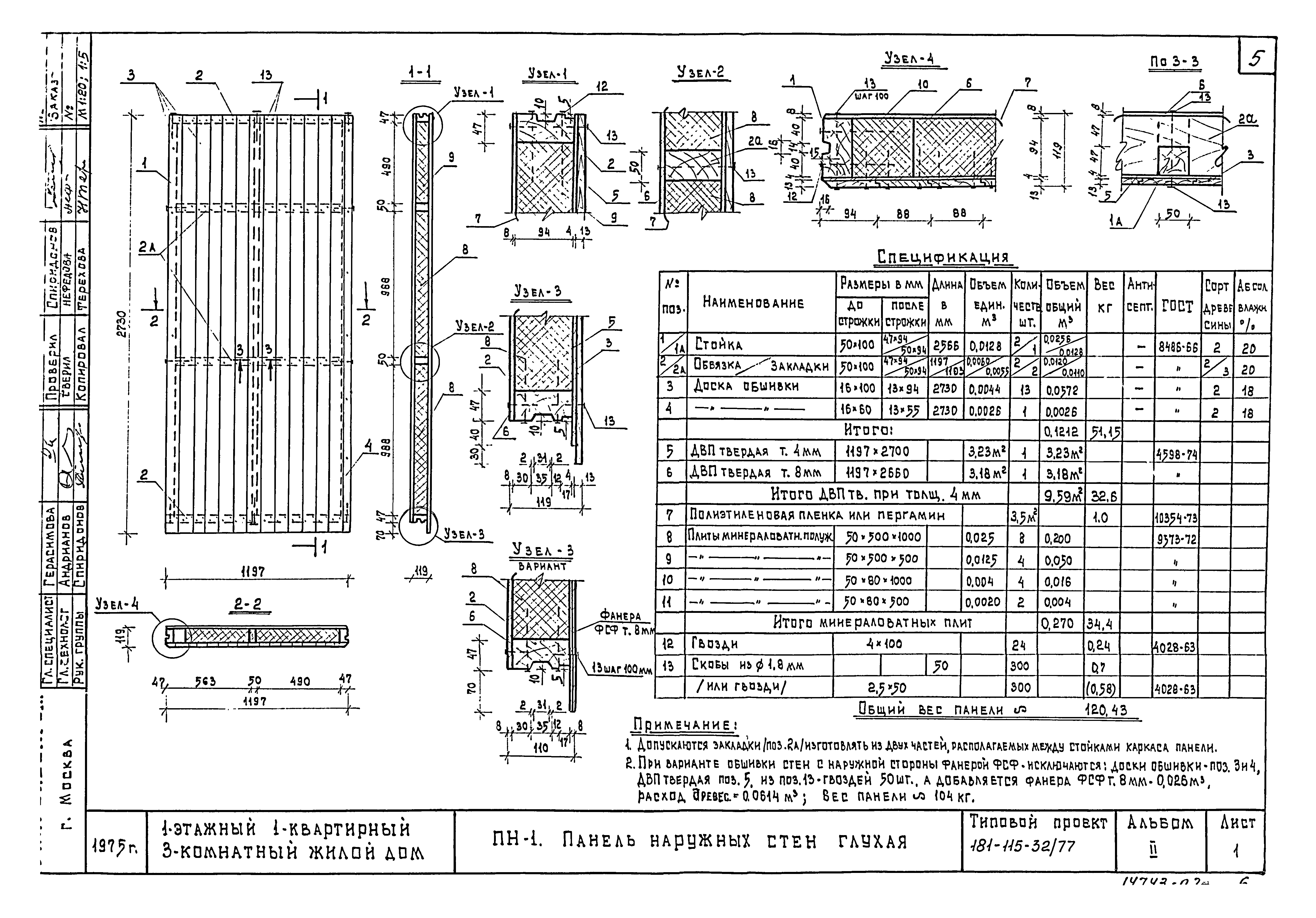 Типовой проект 181-115-32/77