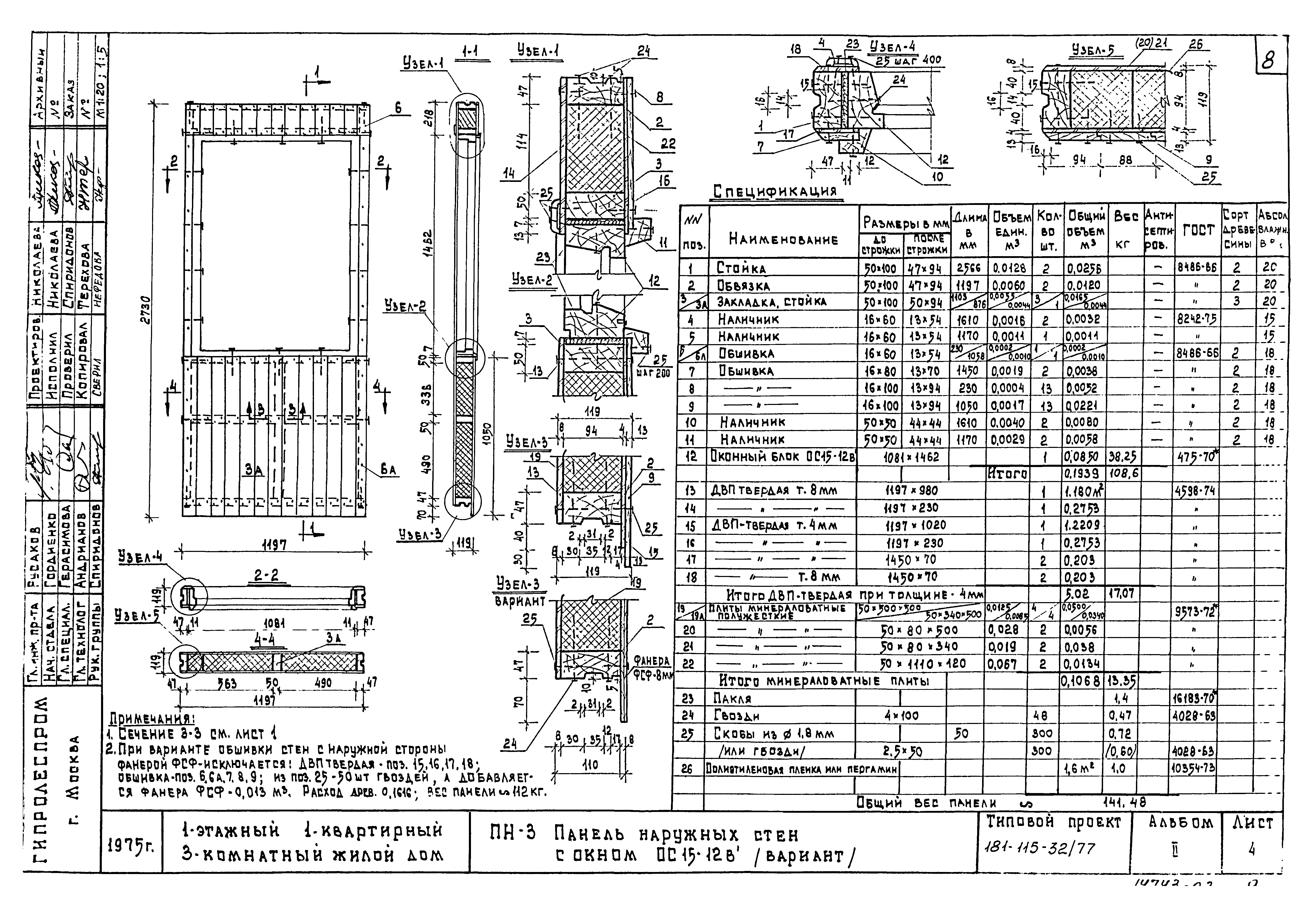 Типовой проект 181-115-32/77