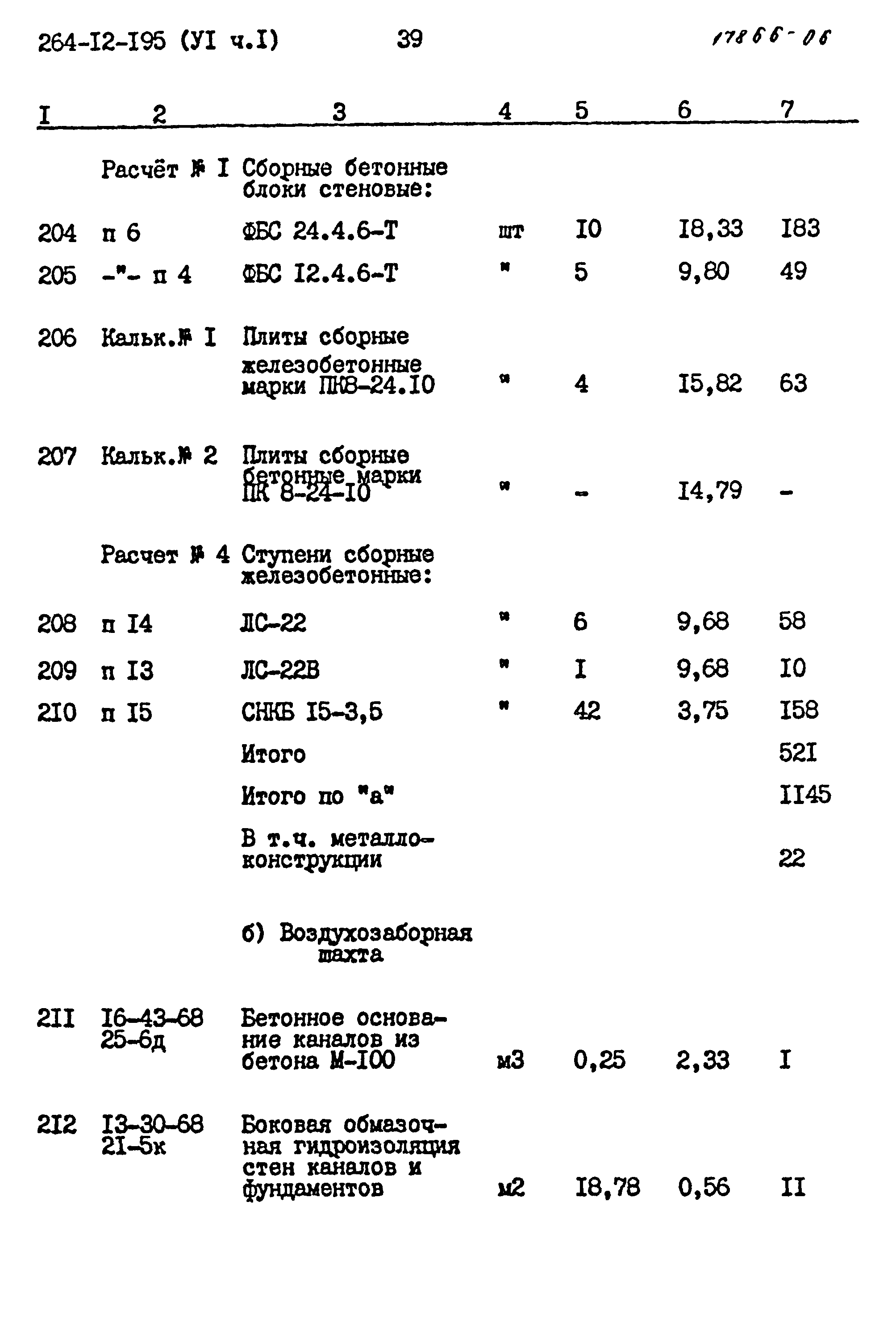 Типовой проект 264-12-195