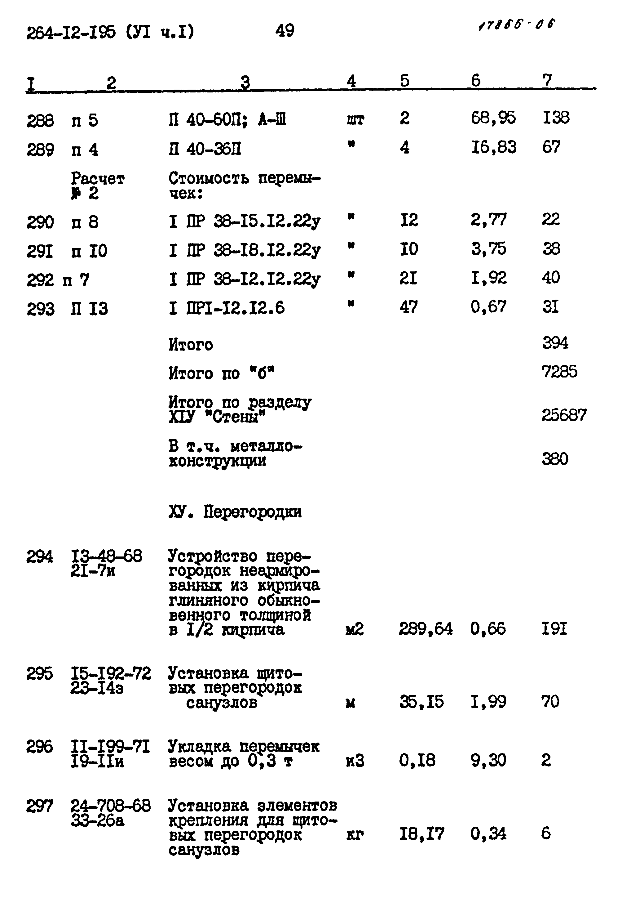 Типовой проект 264-12-195