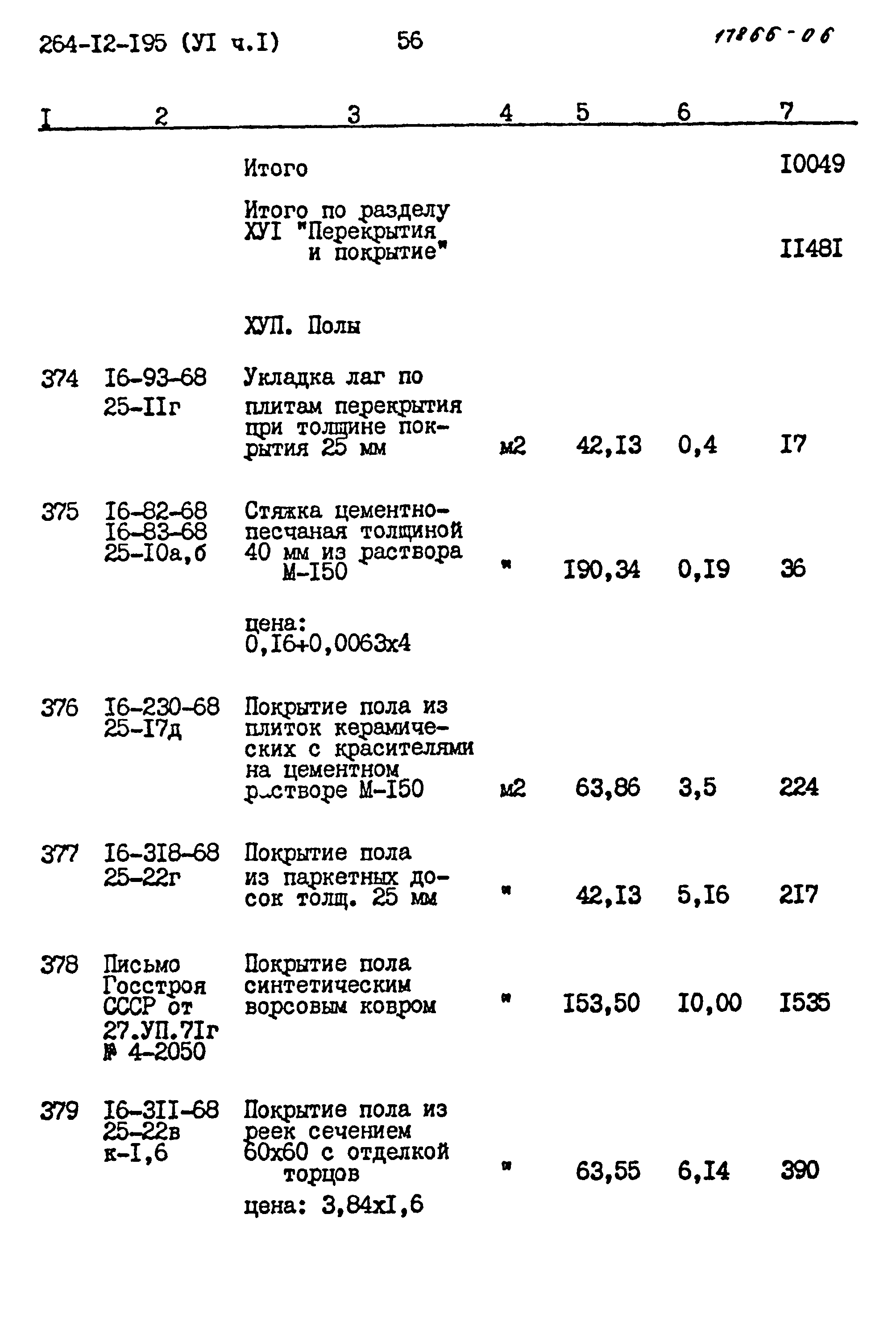 Типовой проект 264-12-195