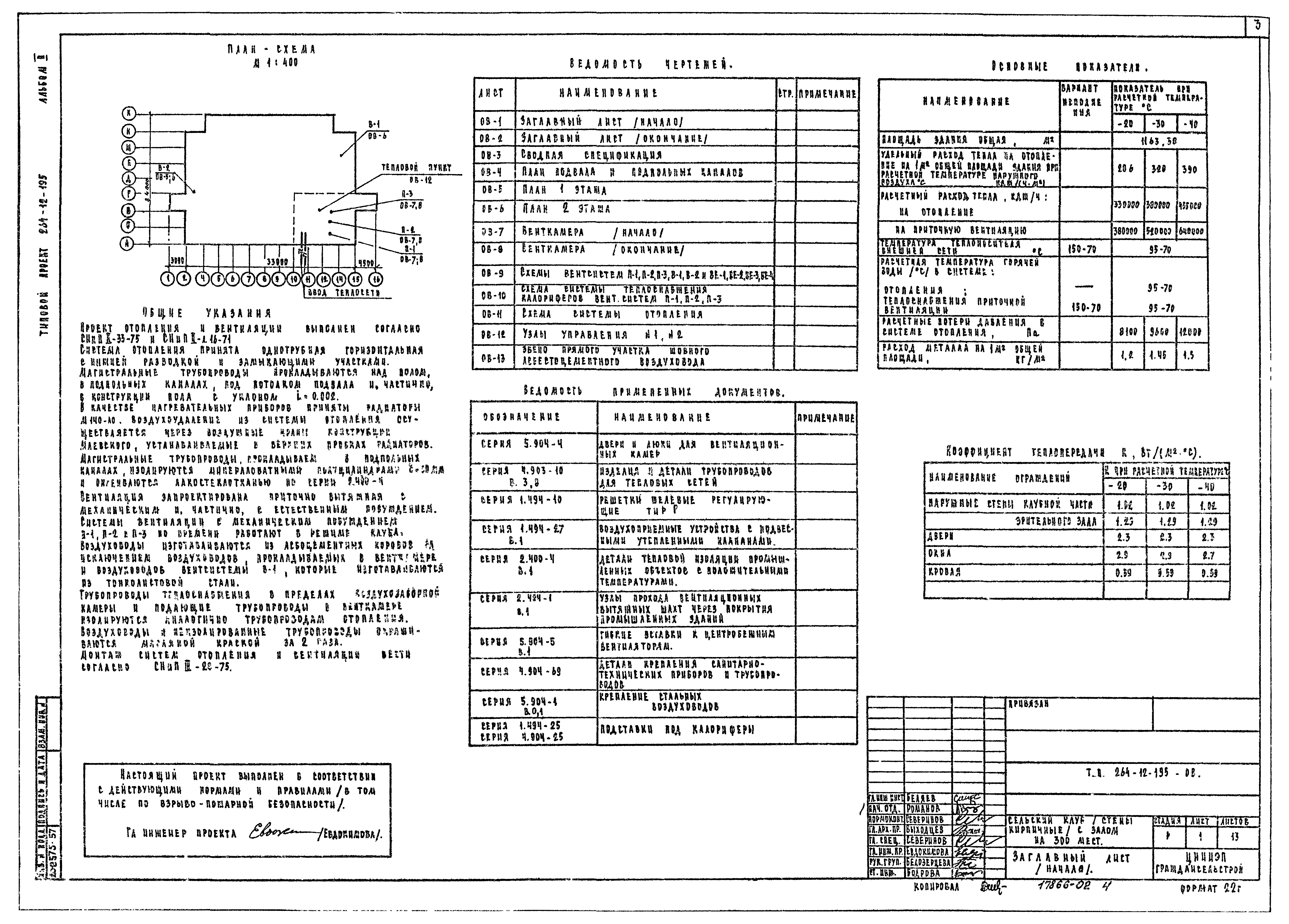 Типовой проект 264-12-195