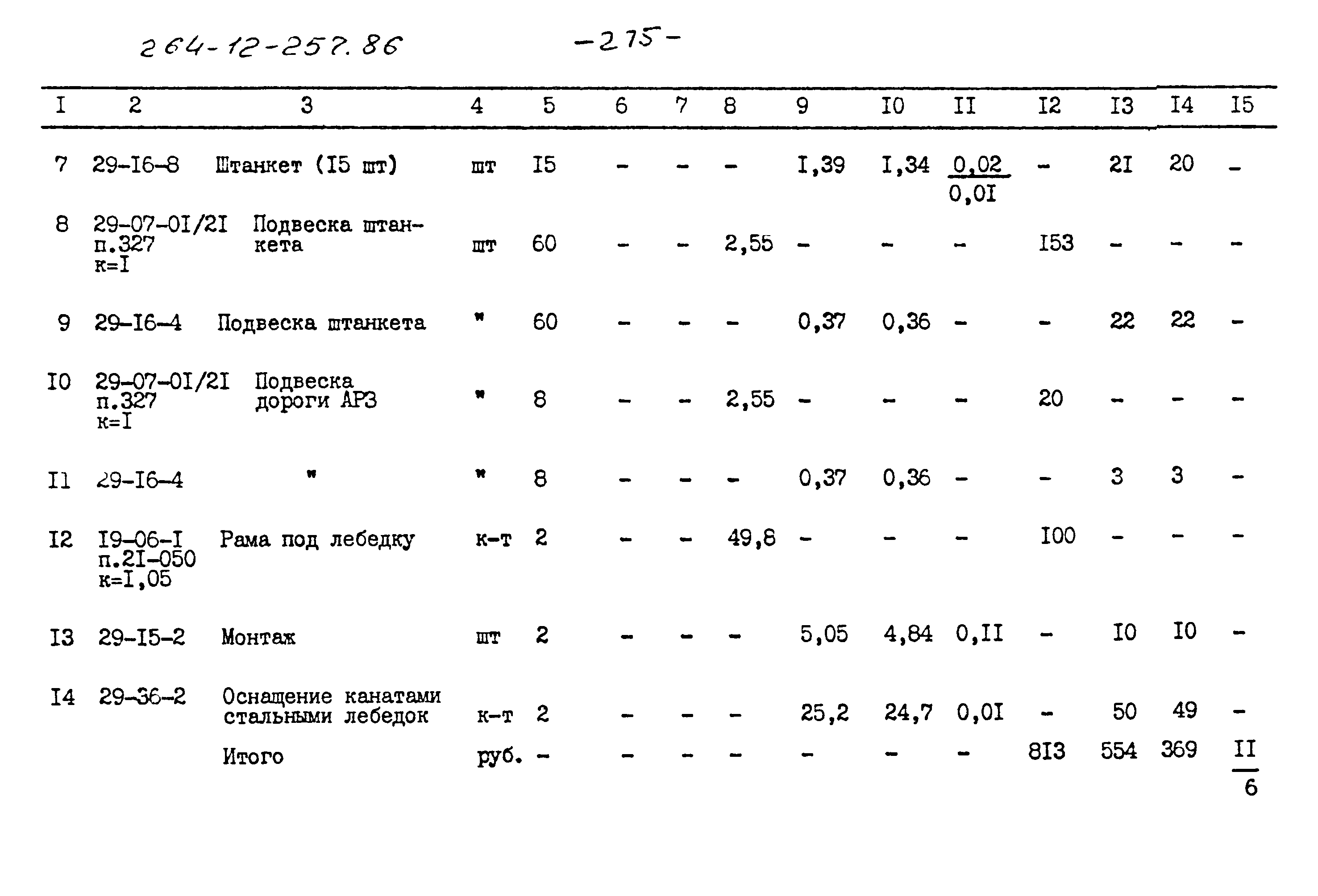 Типовой проект 264-12-257.86