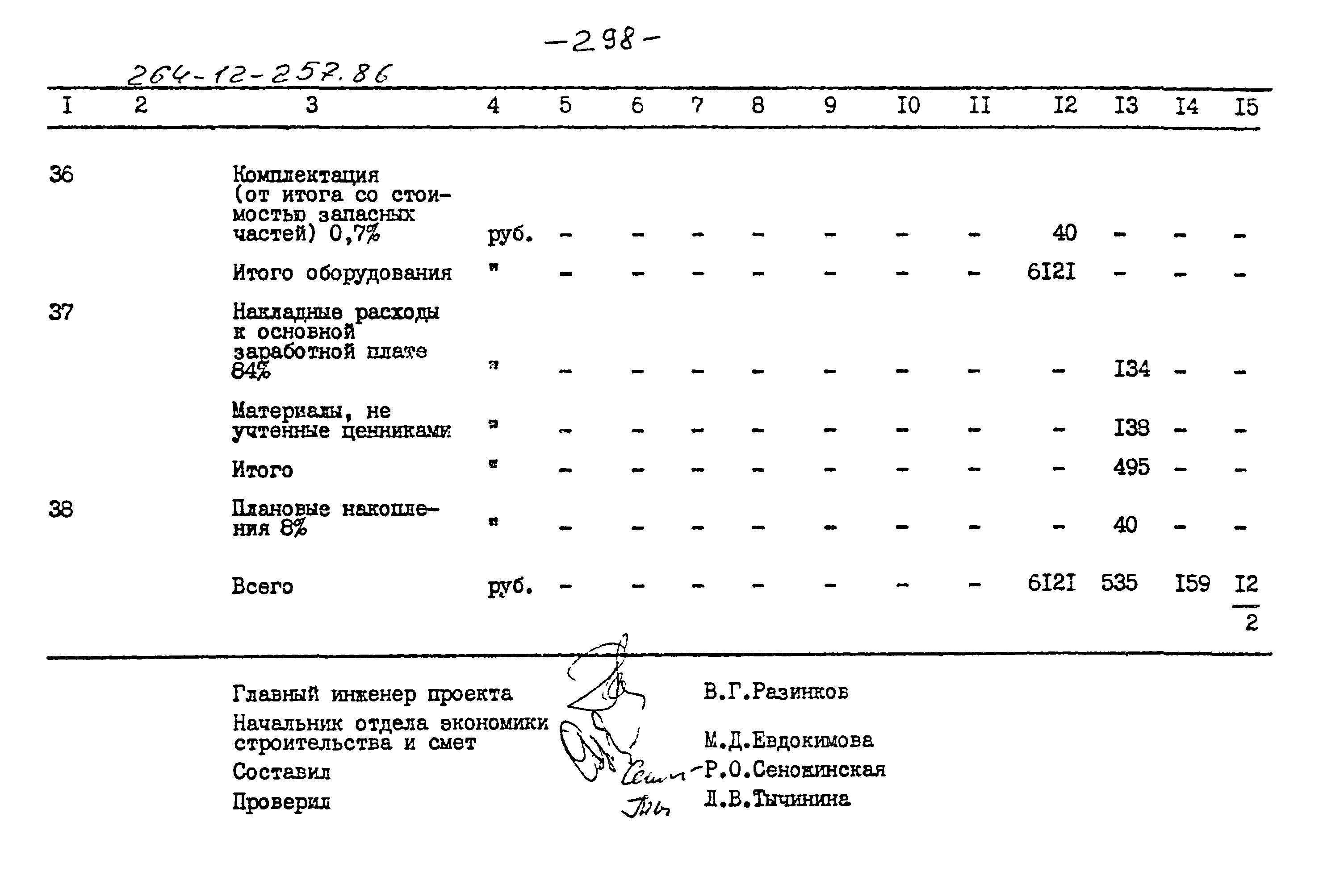 Типовой проект 264-12-257.86