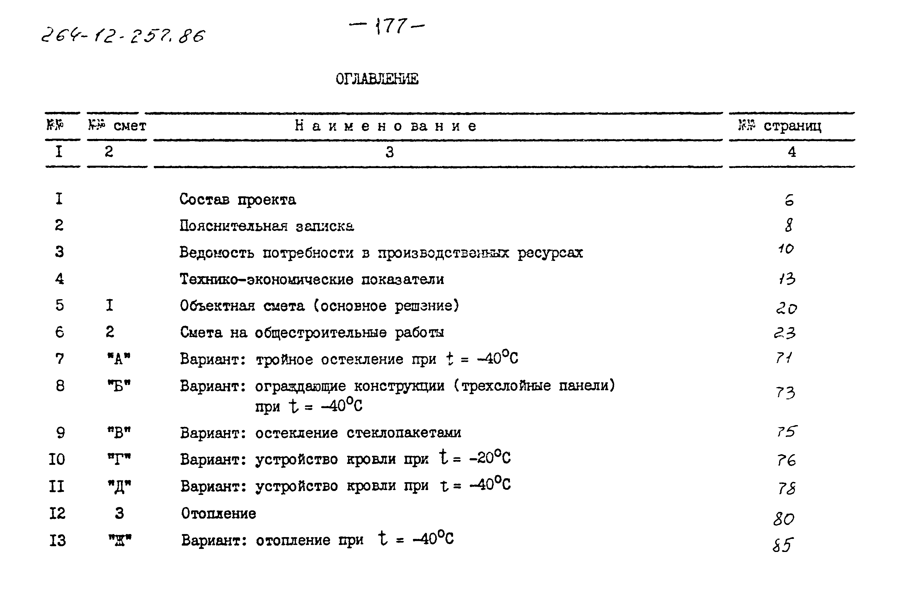 Типовой проект 264-12-257.86