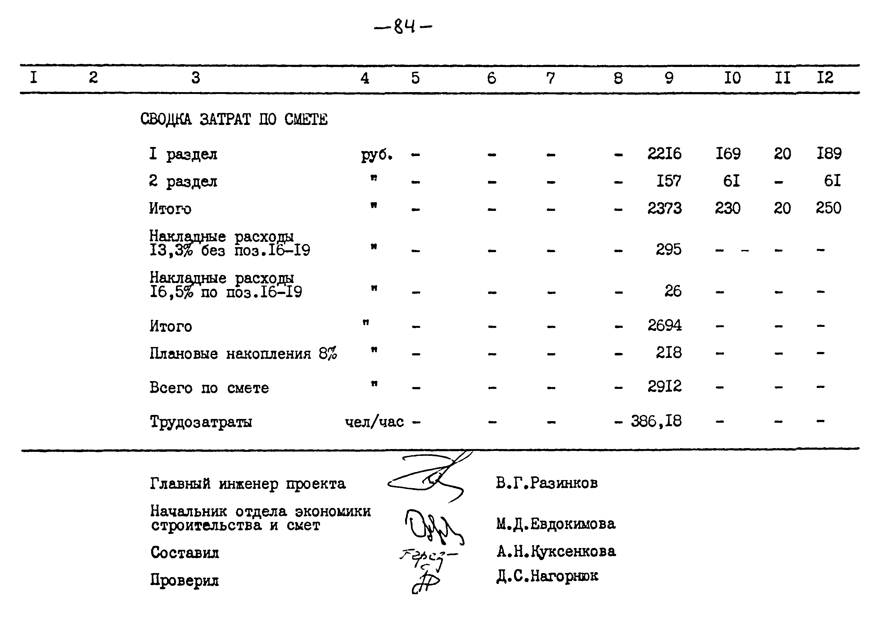 Типовой проект 264-12-257.86