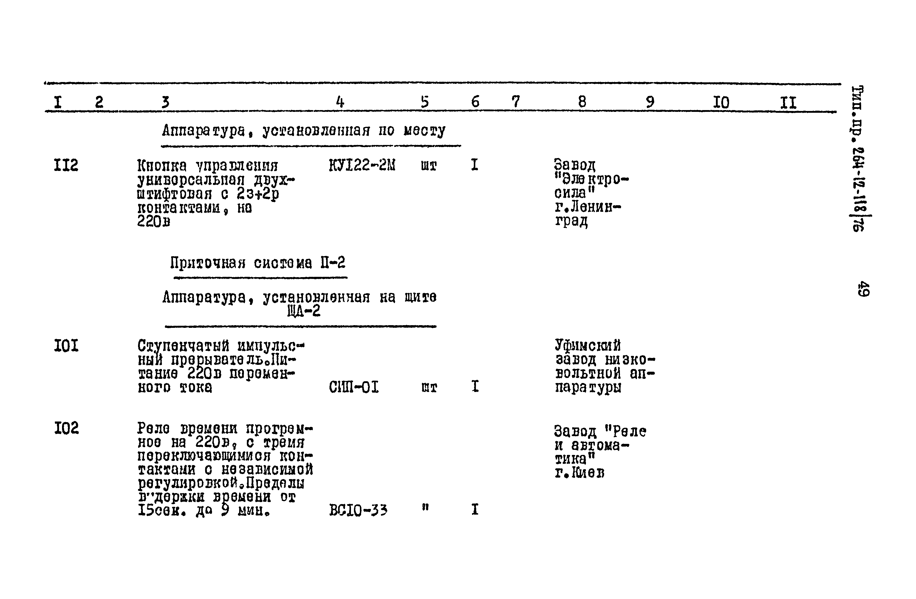 Типовой проект 264-12-118/76