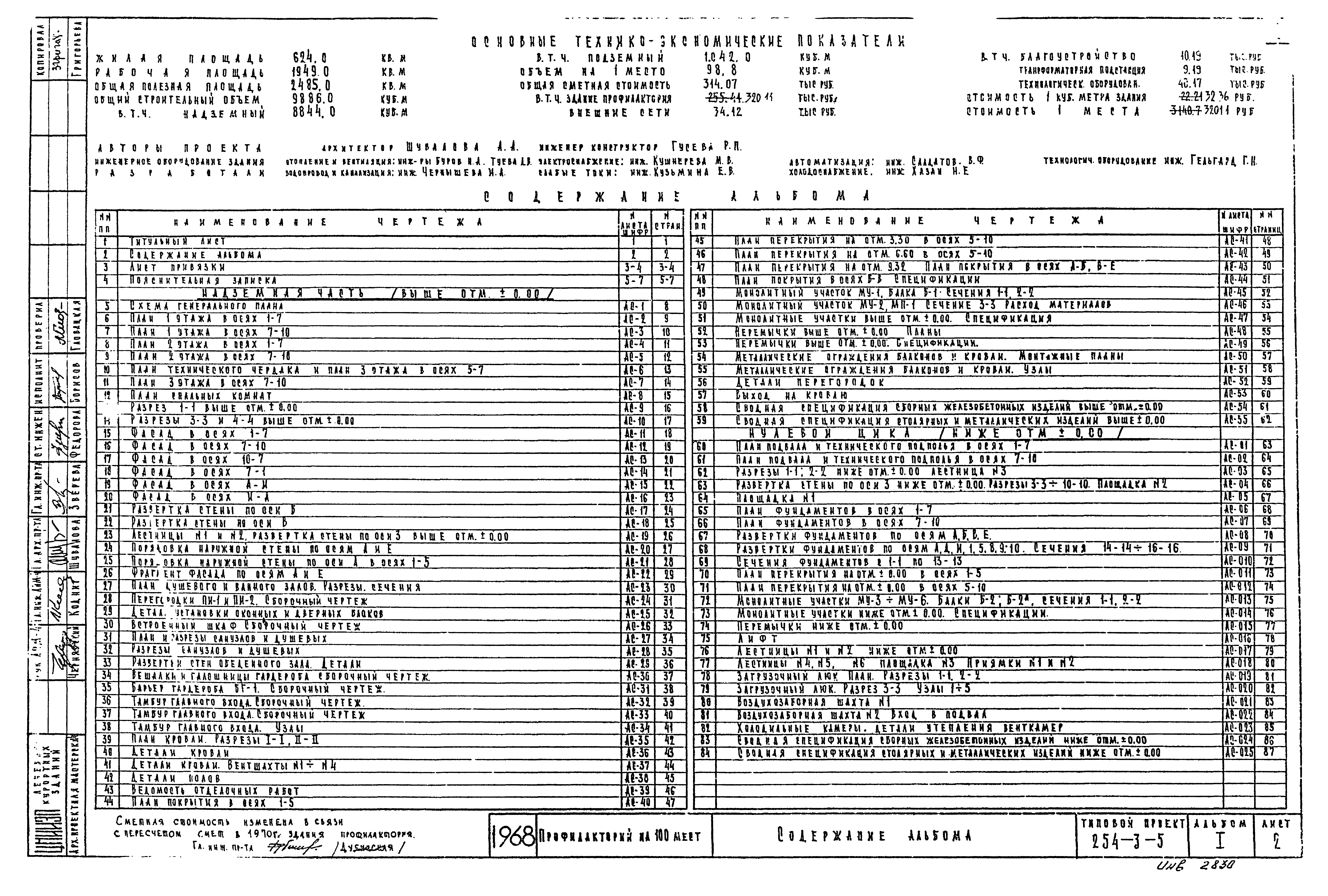 Типовой проект 254-3-5