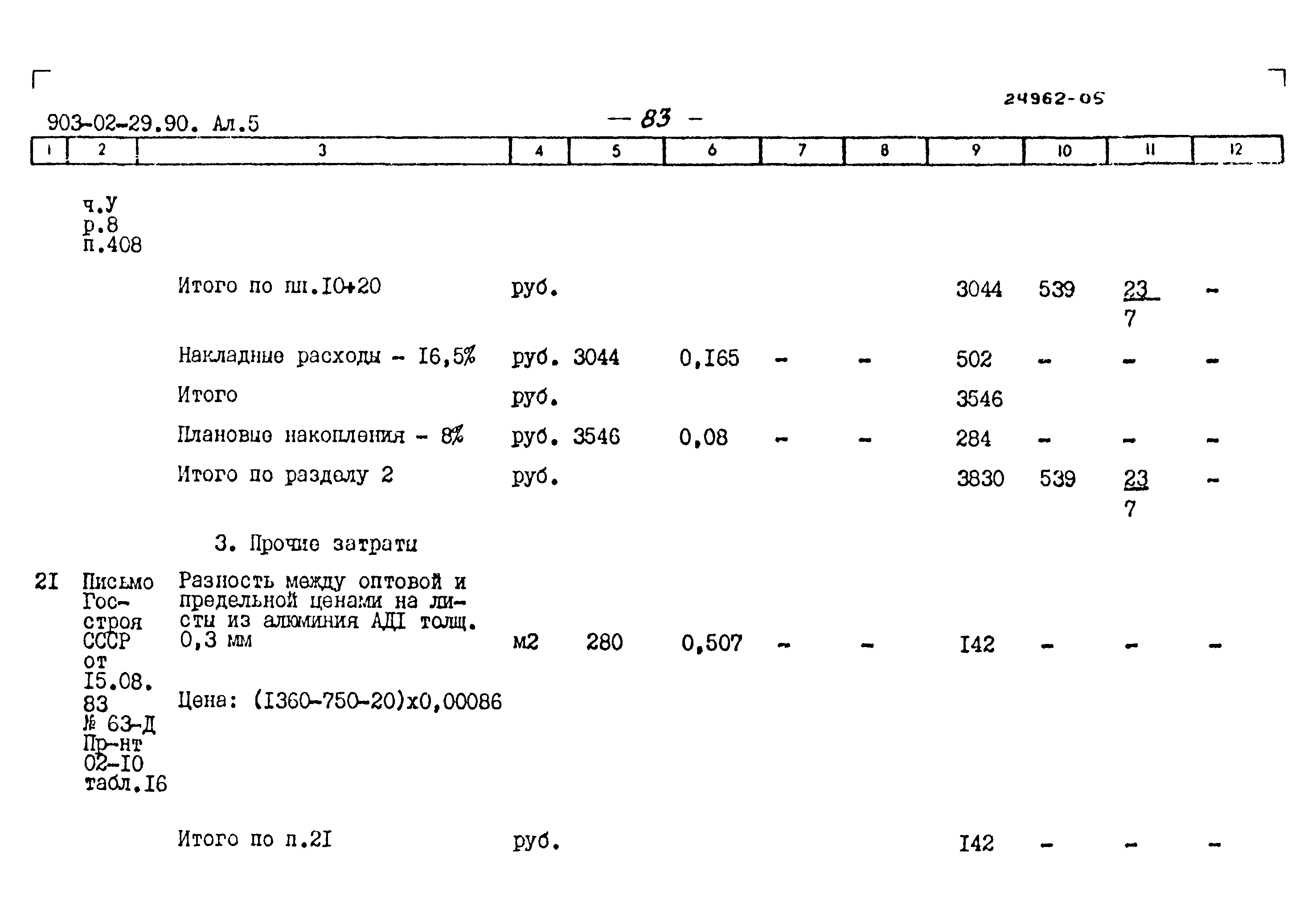 Типовые материалы для проектирования 903-02-29.90