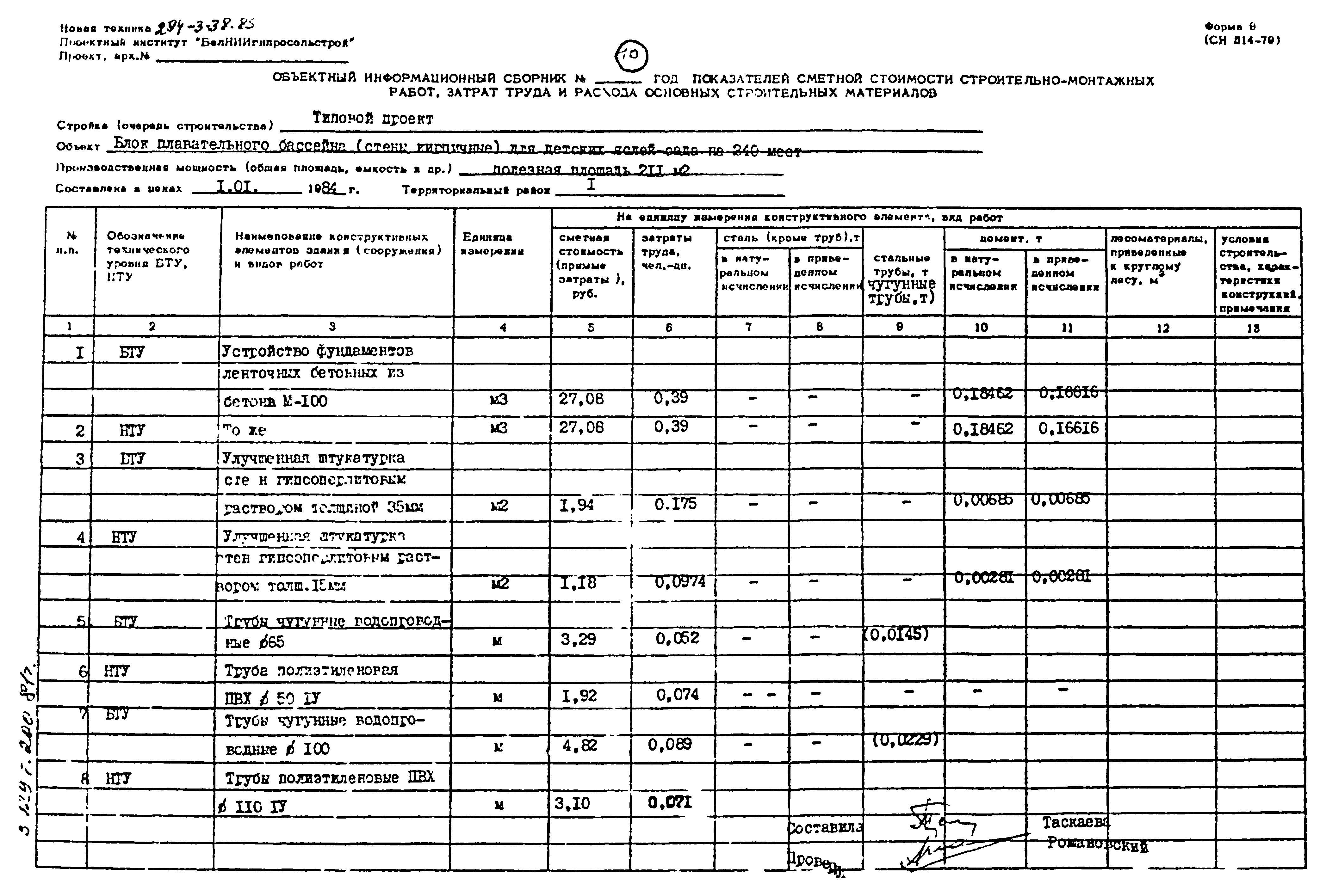 Типовой проект 294-3-38.85