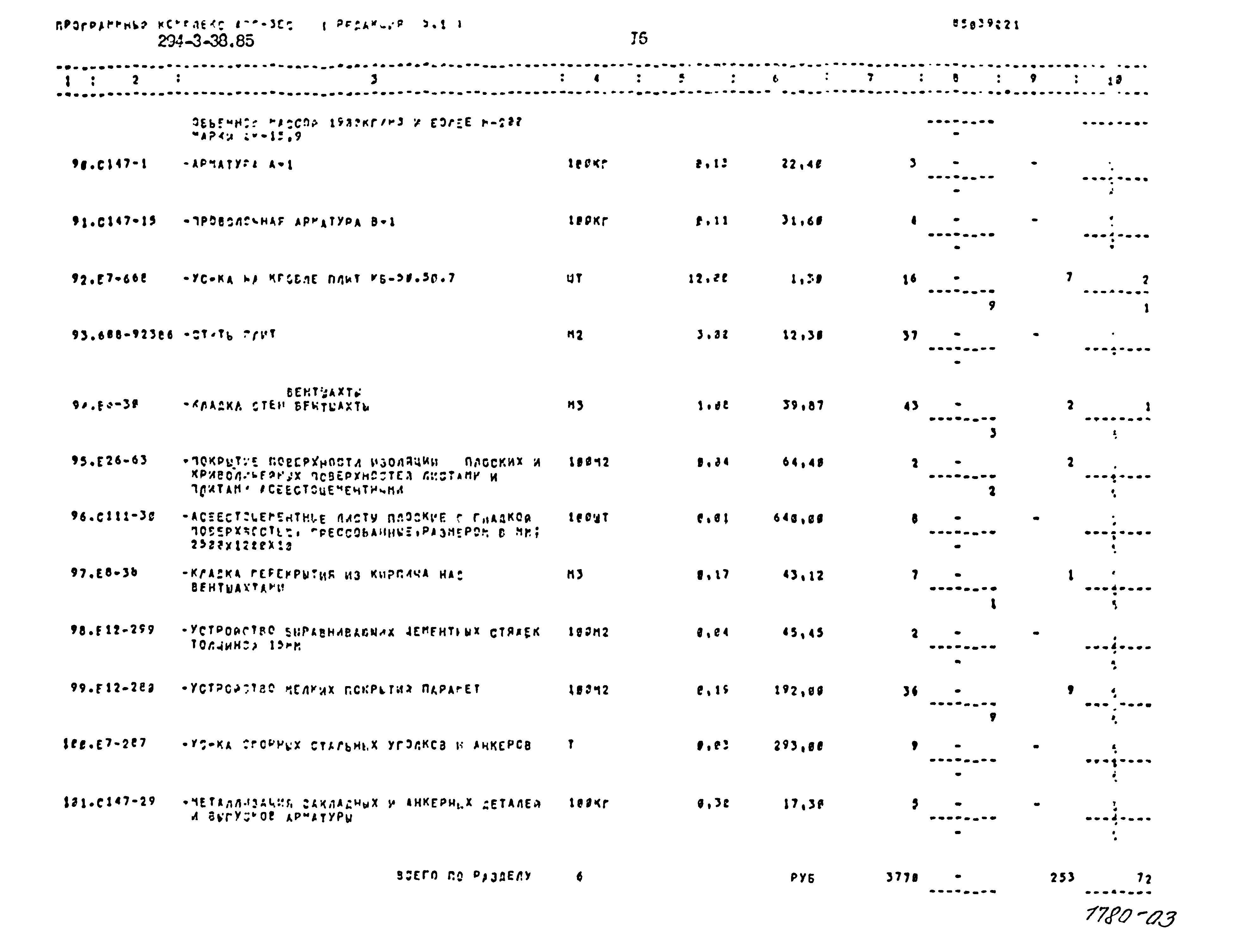 Типовой проект 294-3-38.85