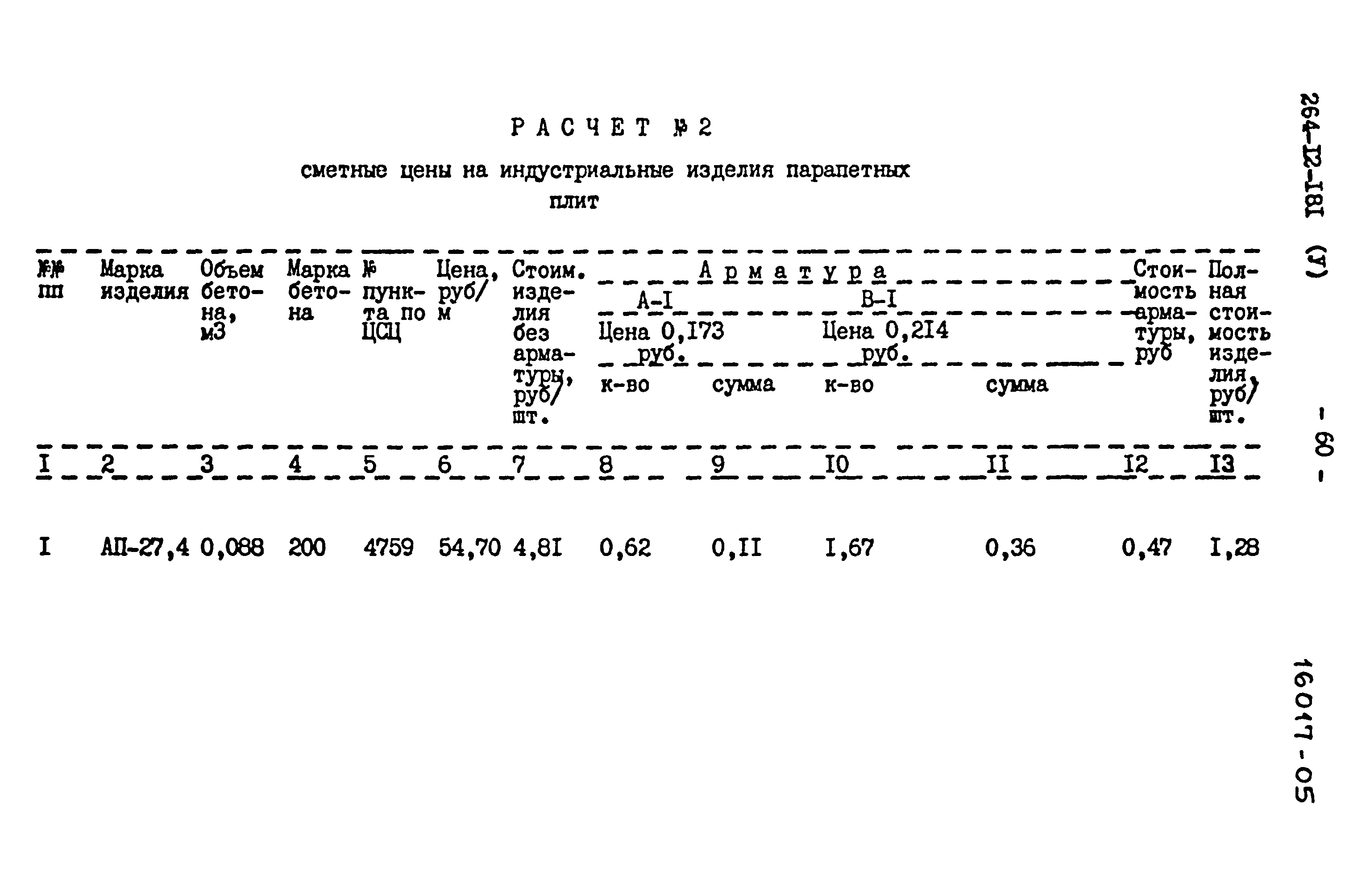 Типовой проект 264-12-181