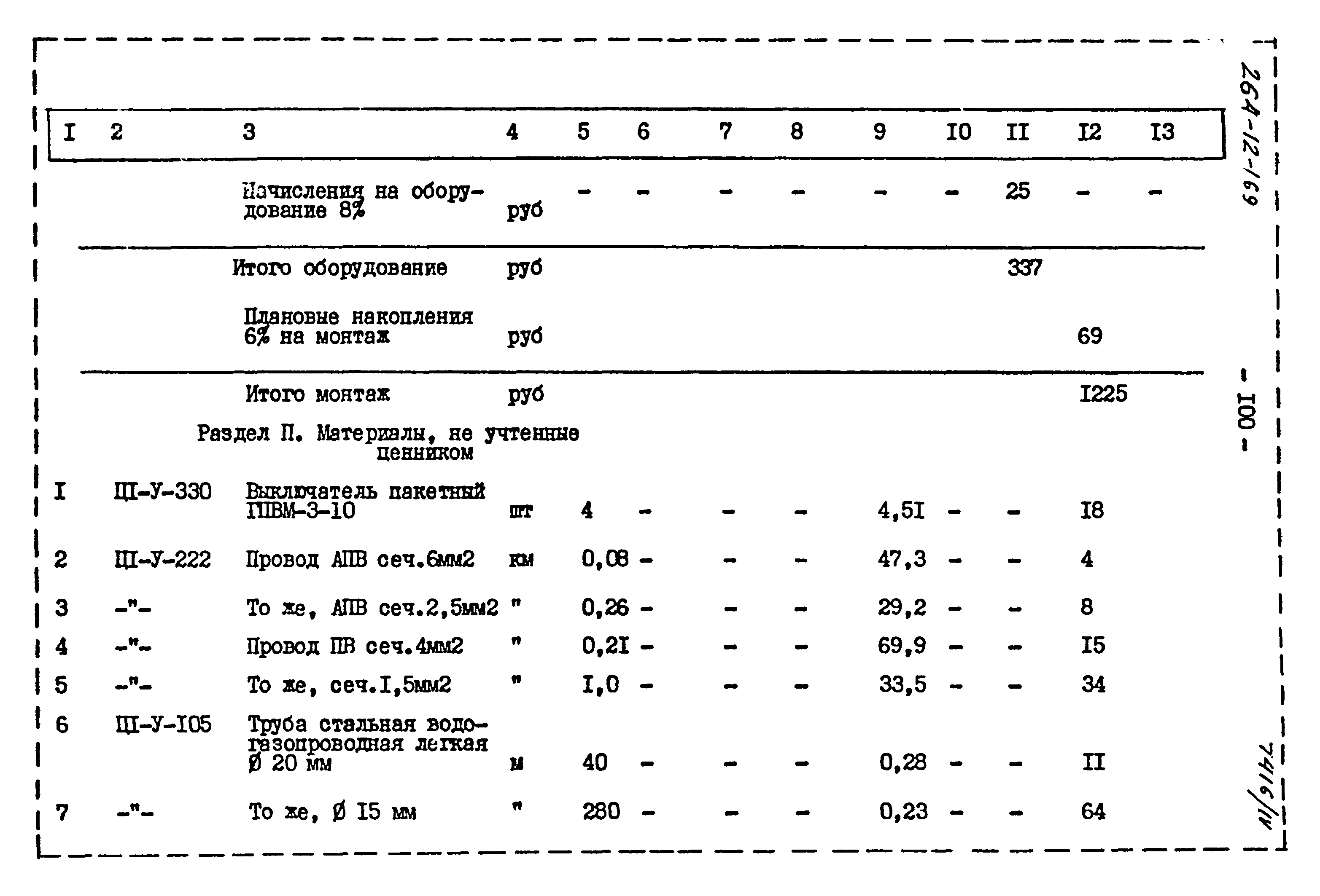 Типовой проект 264-12-169