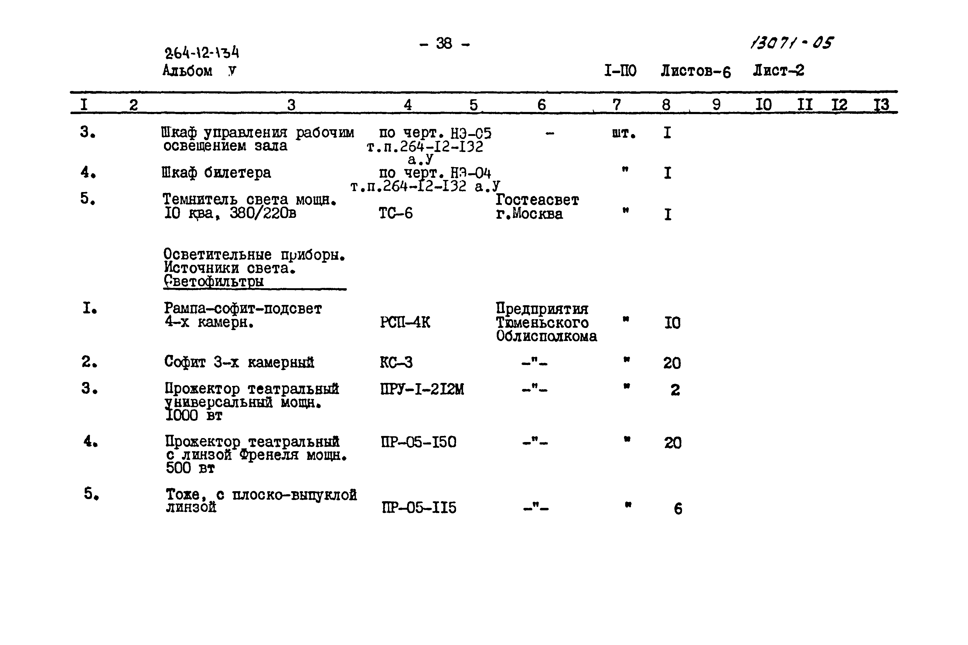 Типовой проект 264-12-134