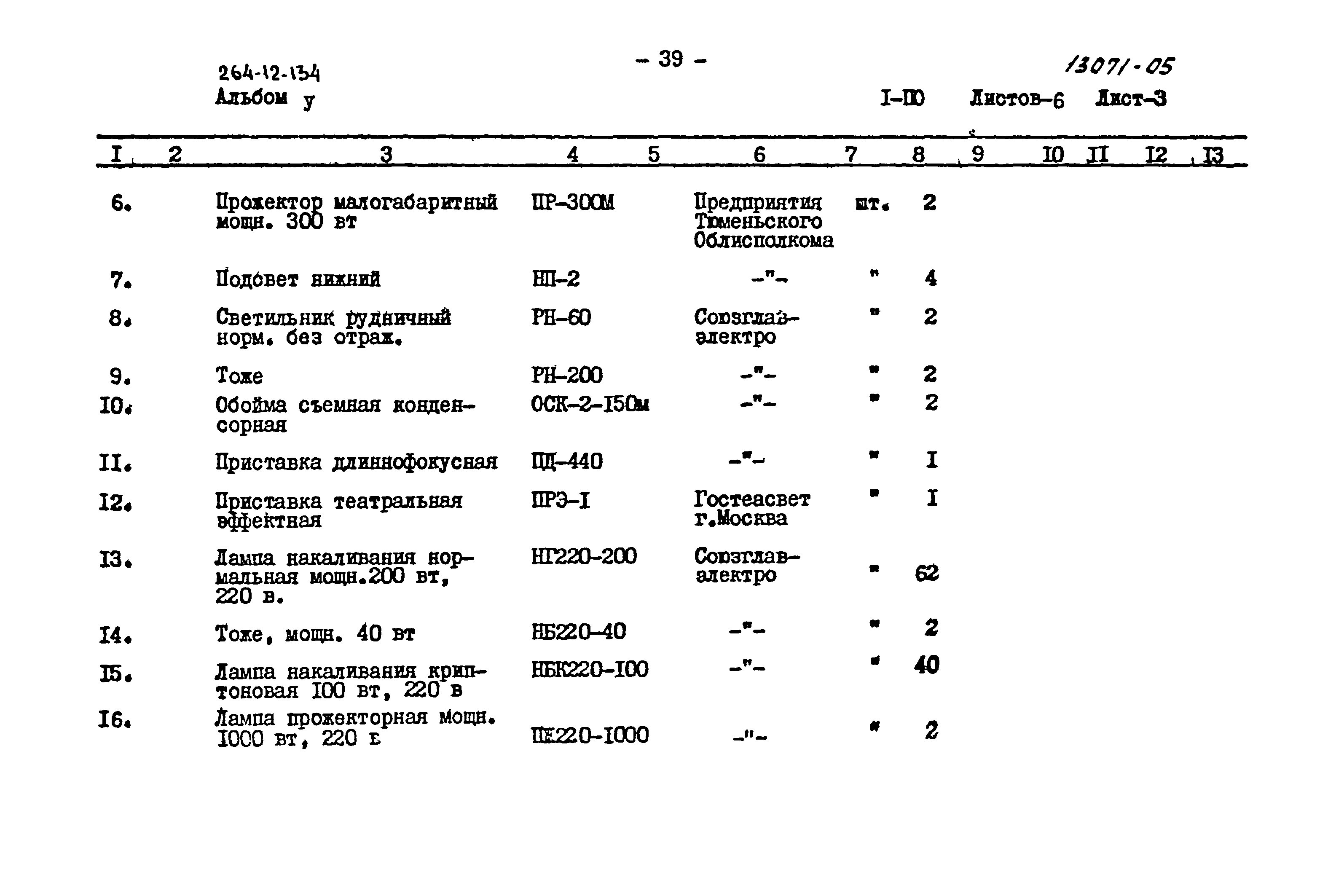 Типовой проект 264-12-134