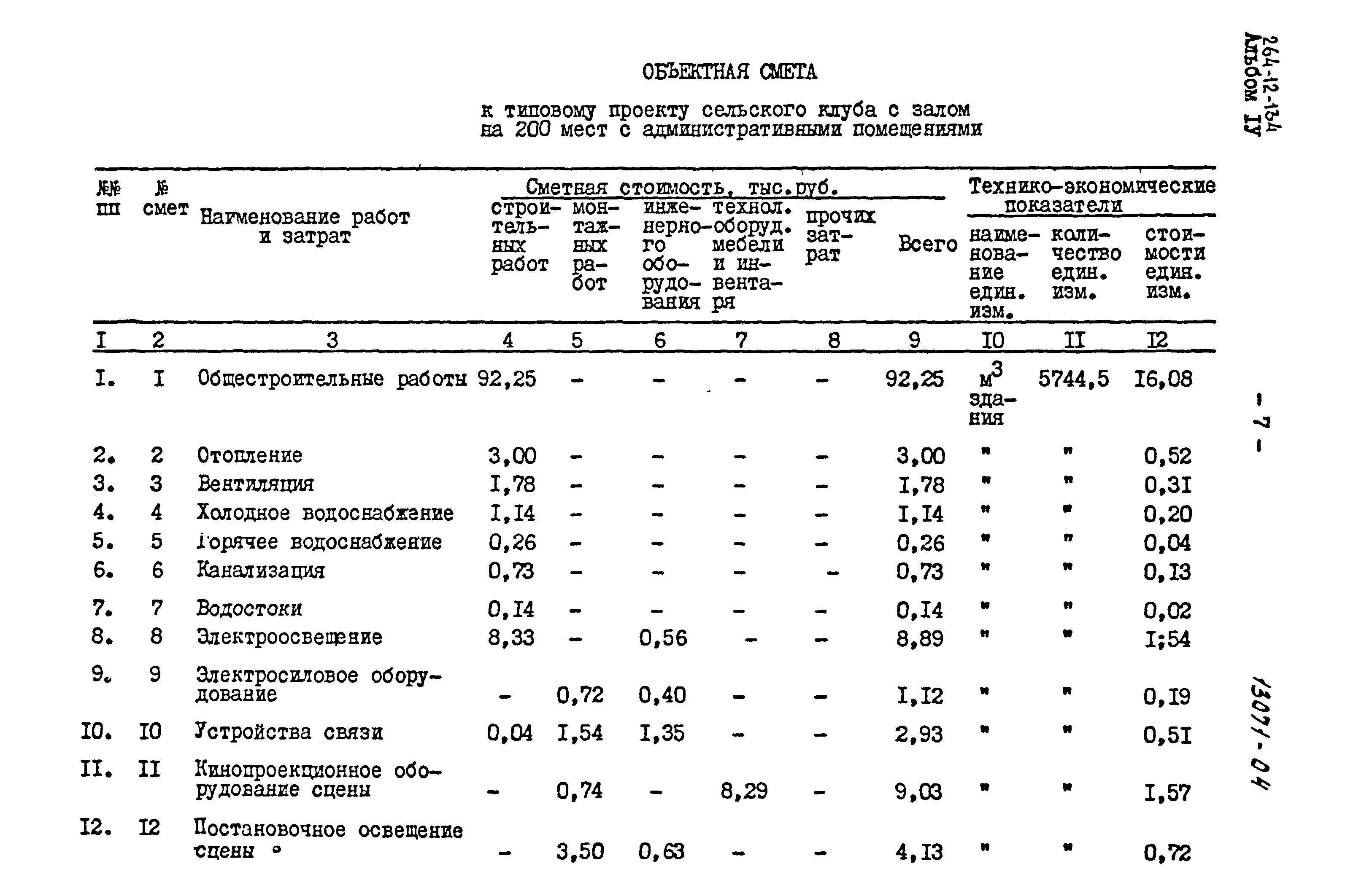 Типовой проект 264-12-134