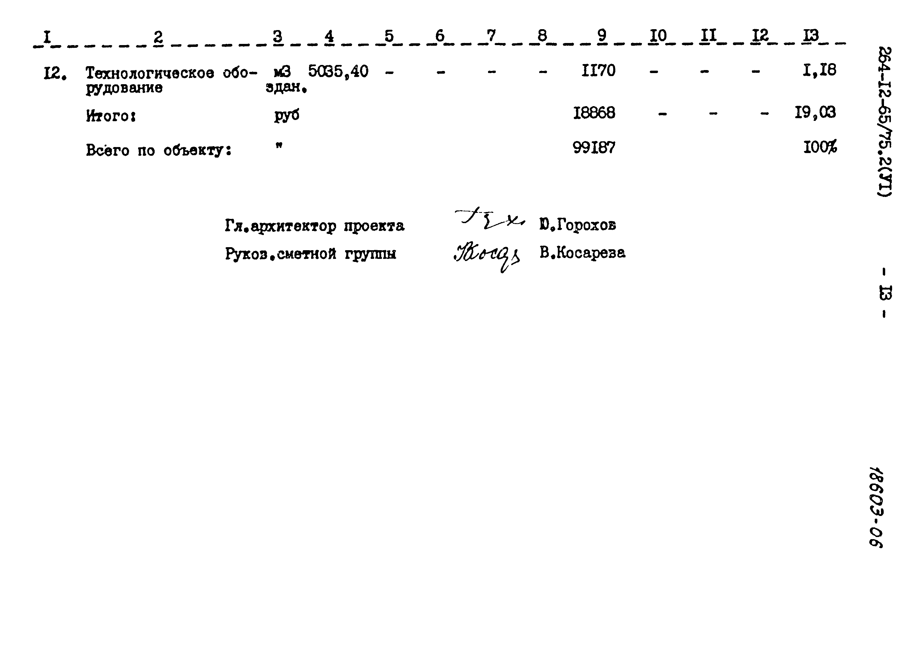 Типовой проект 264-12-65/75.2