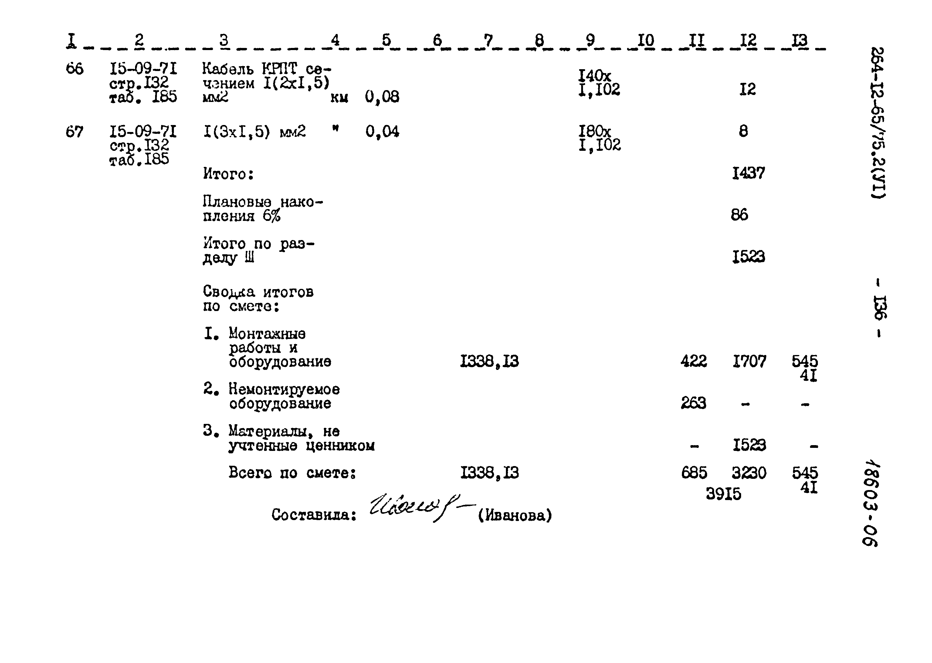 Типовой проект 264-12-65/75.2