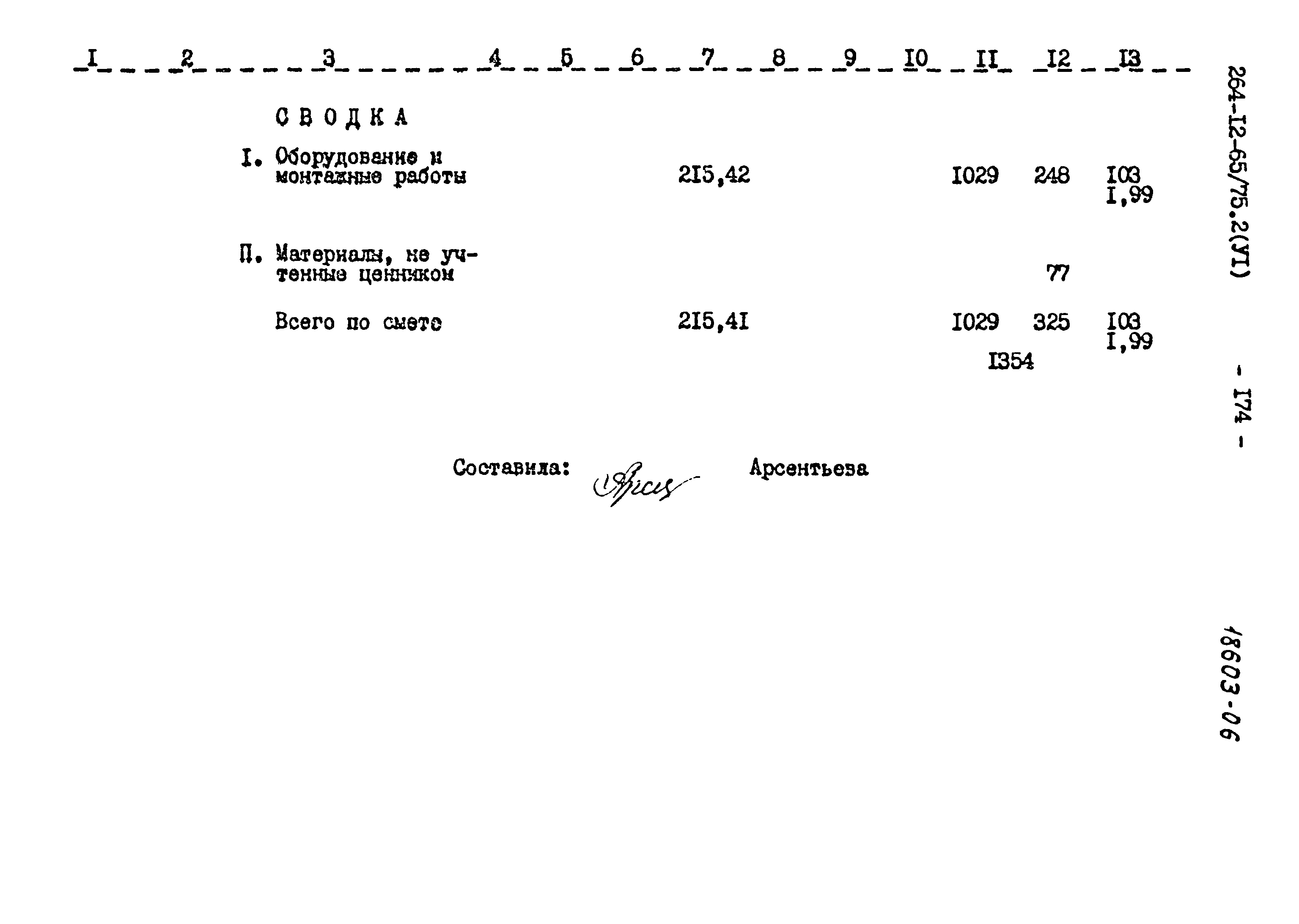 Типовой проект 264-12-65/75.2