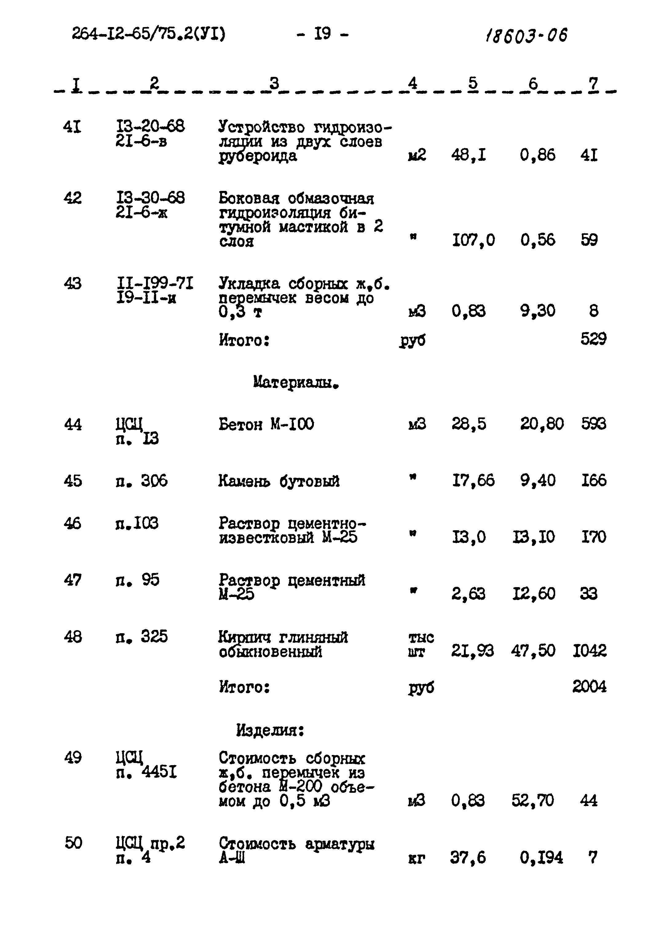 Типовой проект 264-12-65/75.2