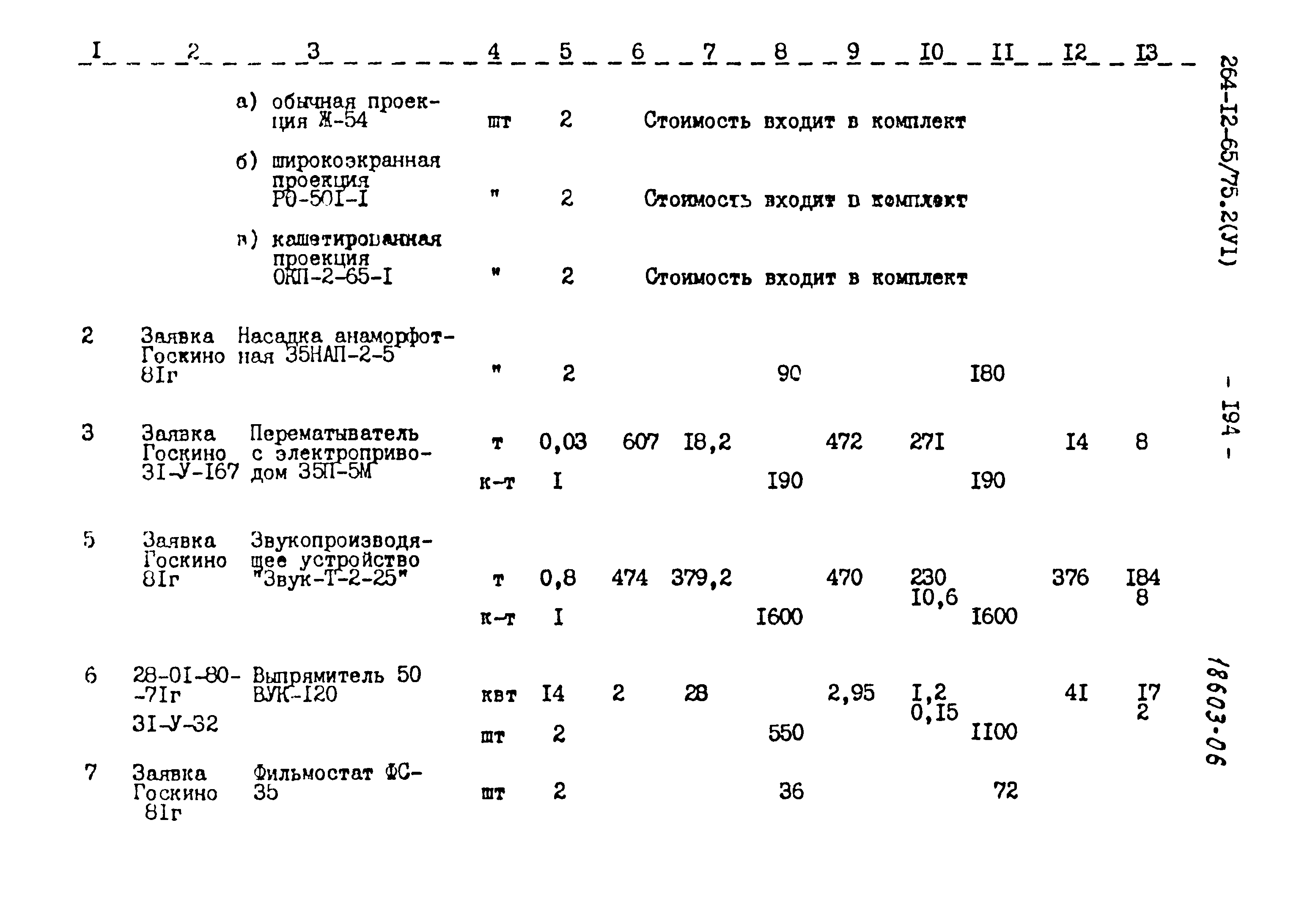 Типовой проект 264-12-65/75.2