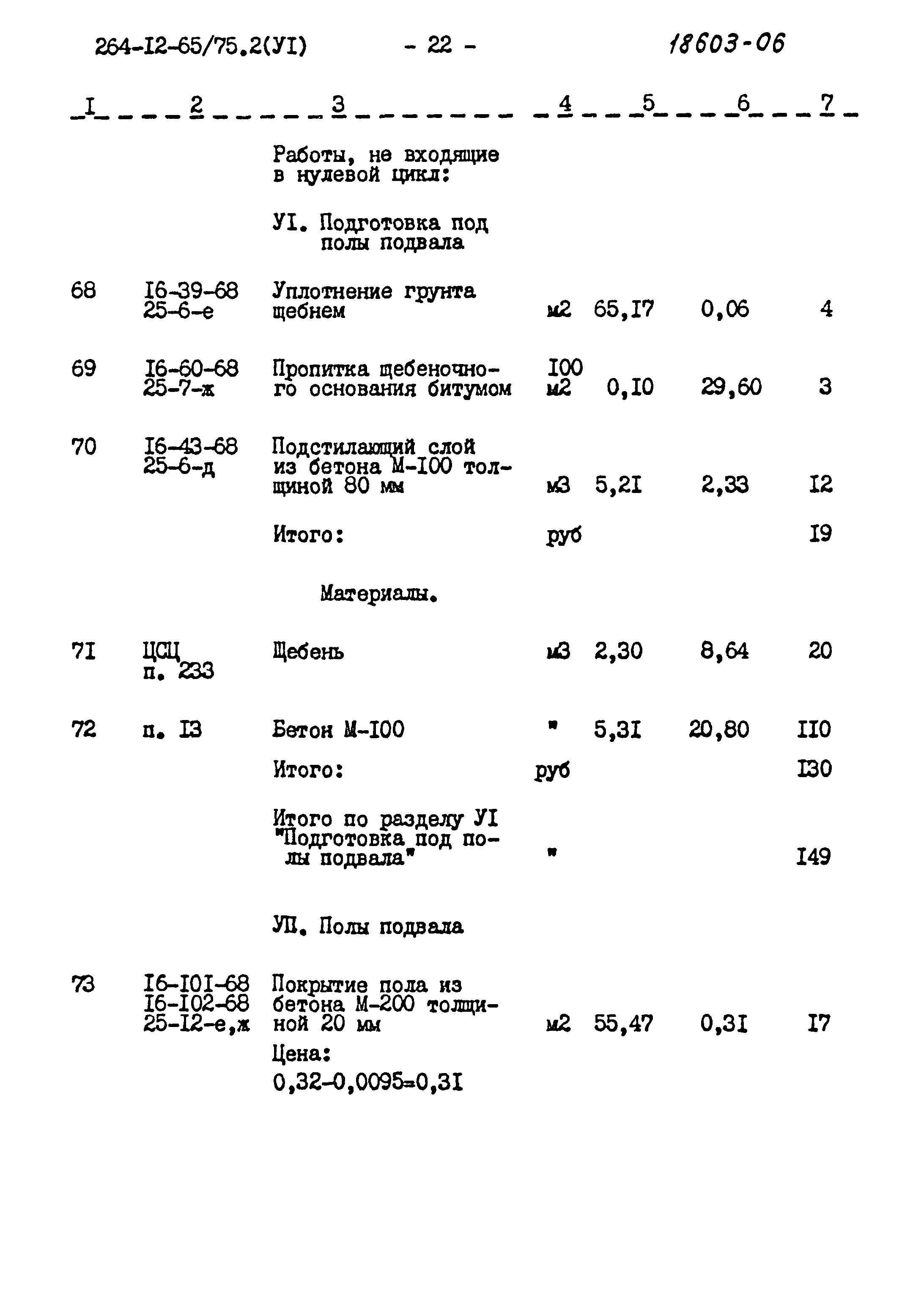 Типовой проект 264-12-65/75.2