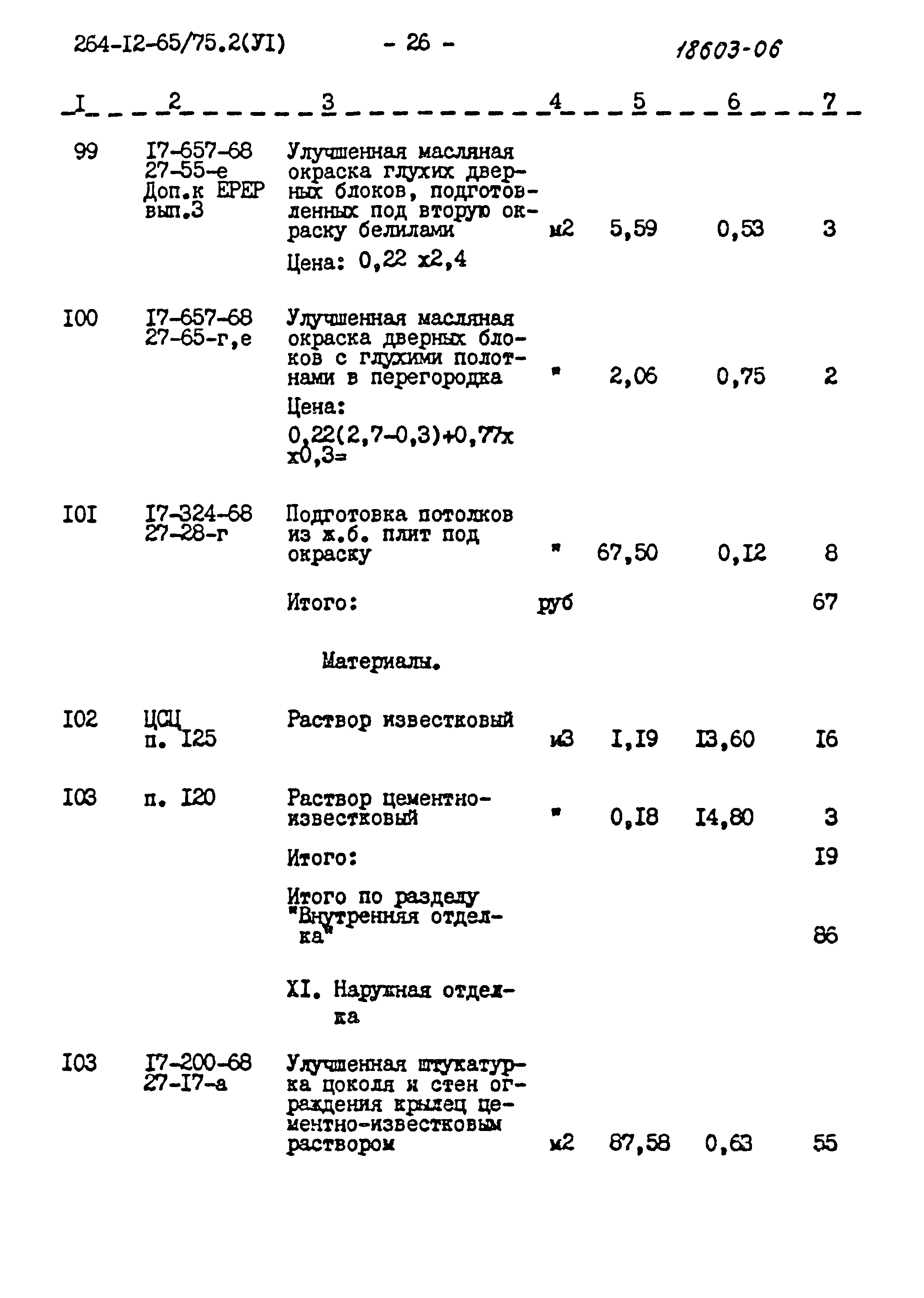 Типовой проект 264-12-65/75.2