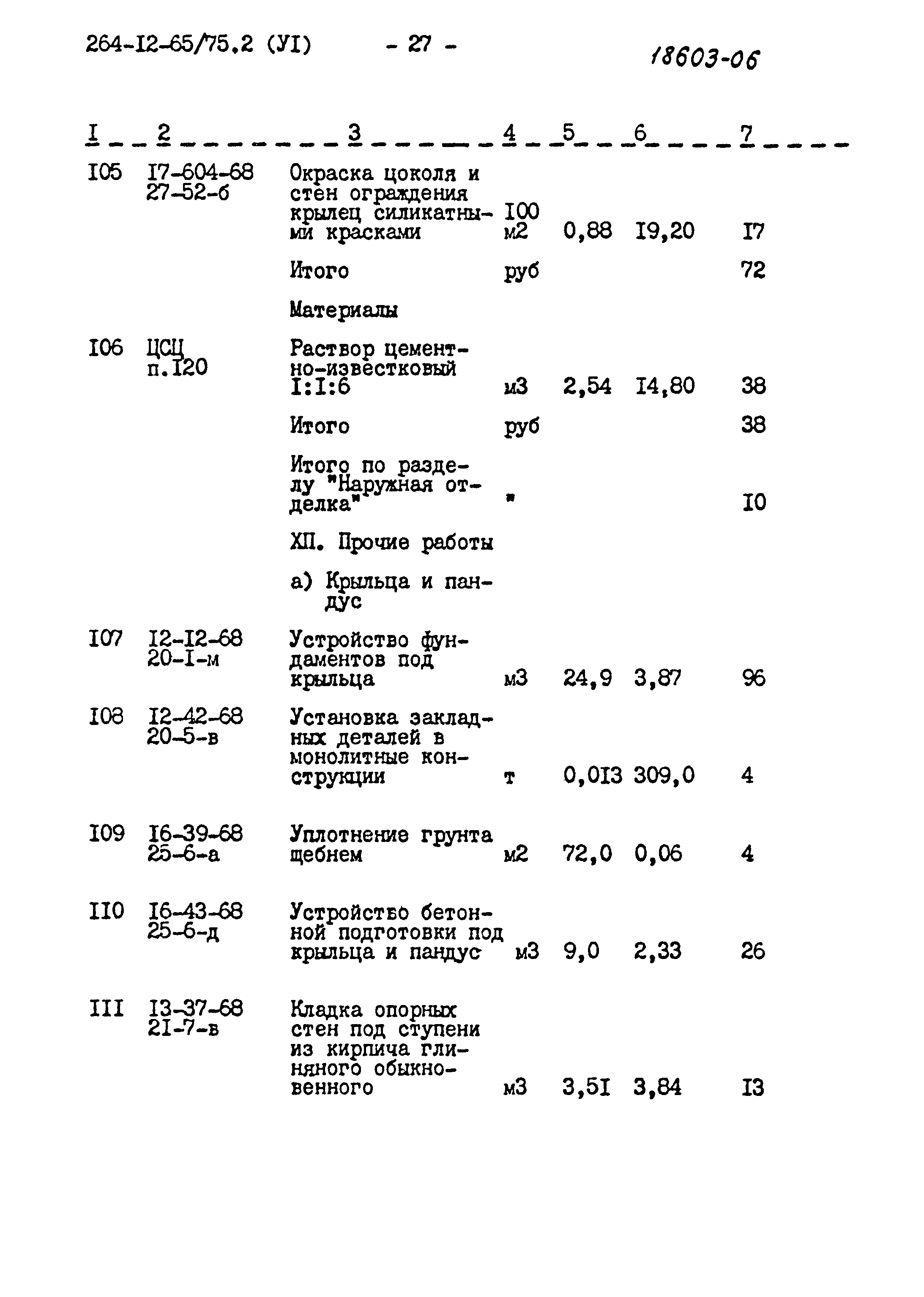 Типовой проект 264-12-65/75.2