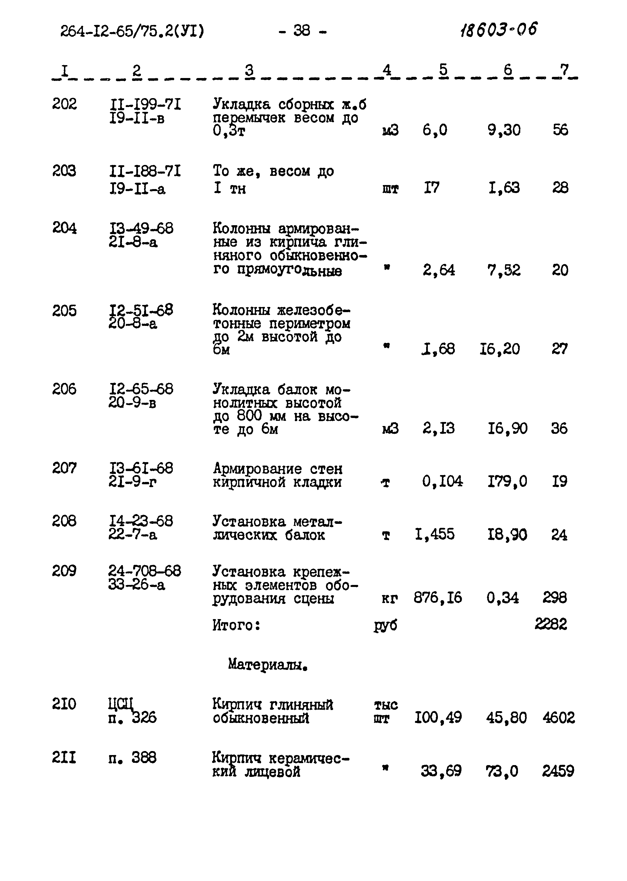 Типовой проект 264-12-65/75.2