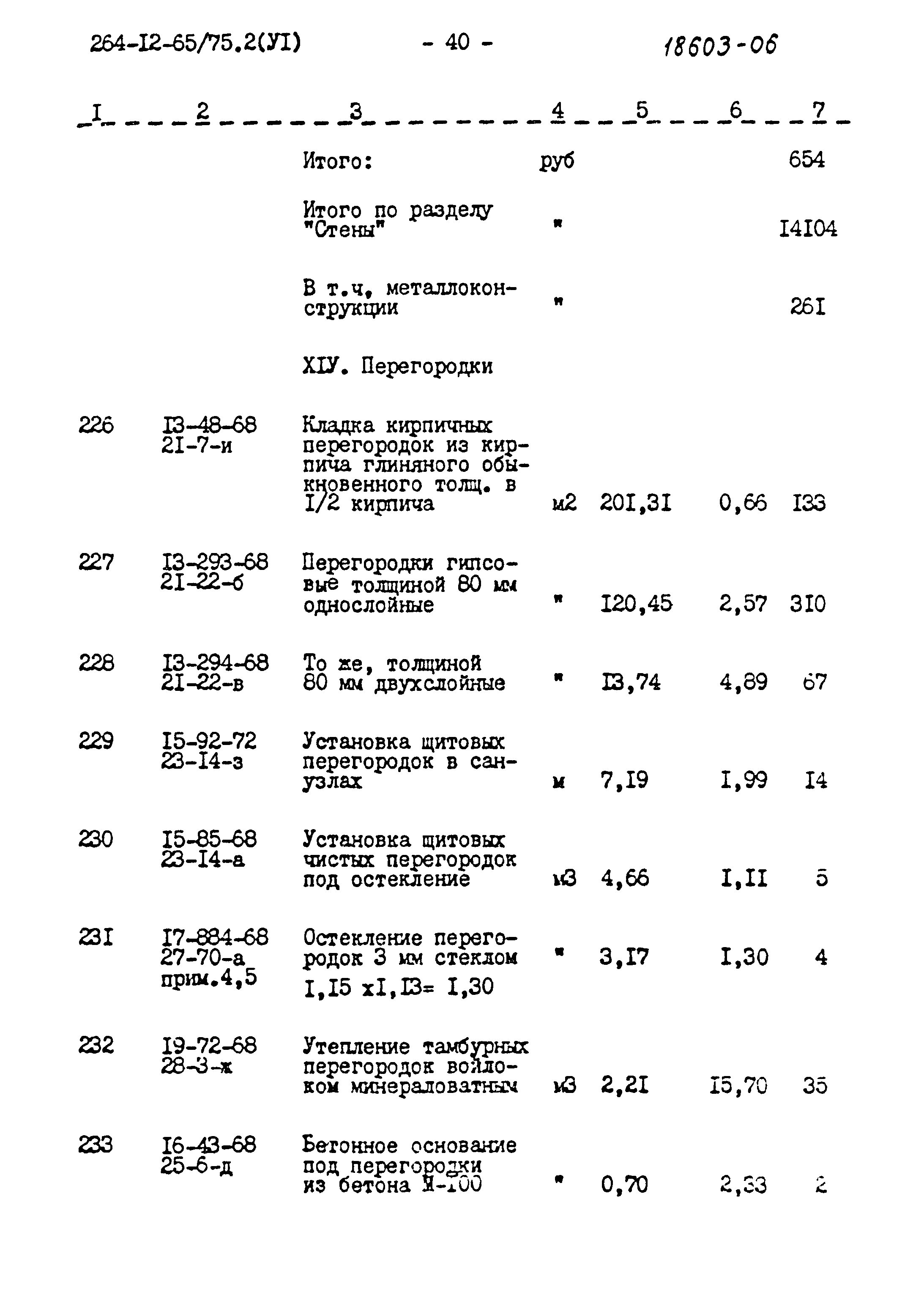 Типовой проект 264-12-65/75.2