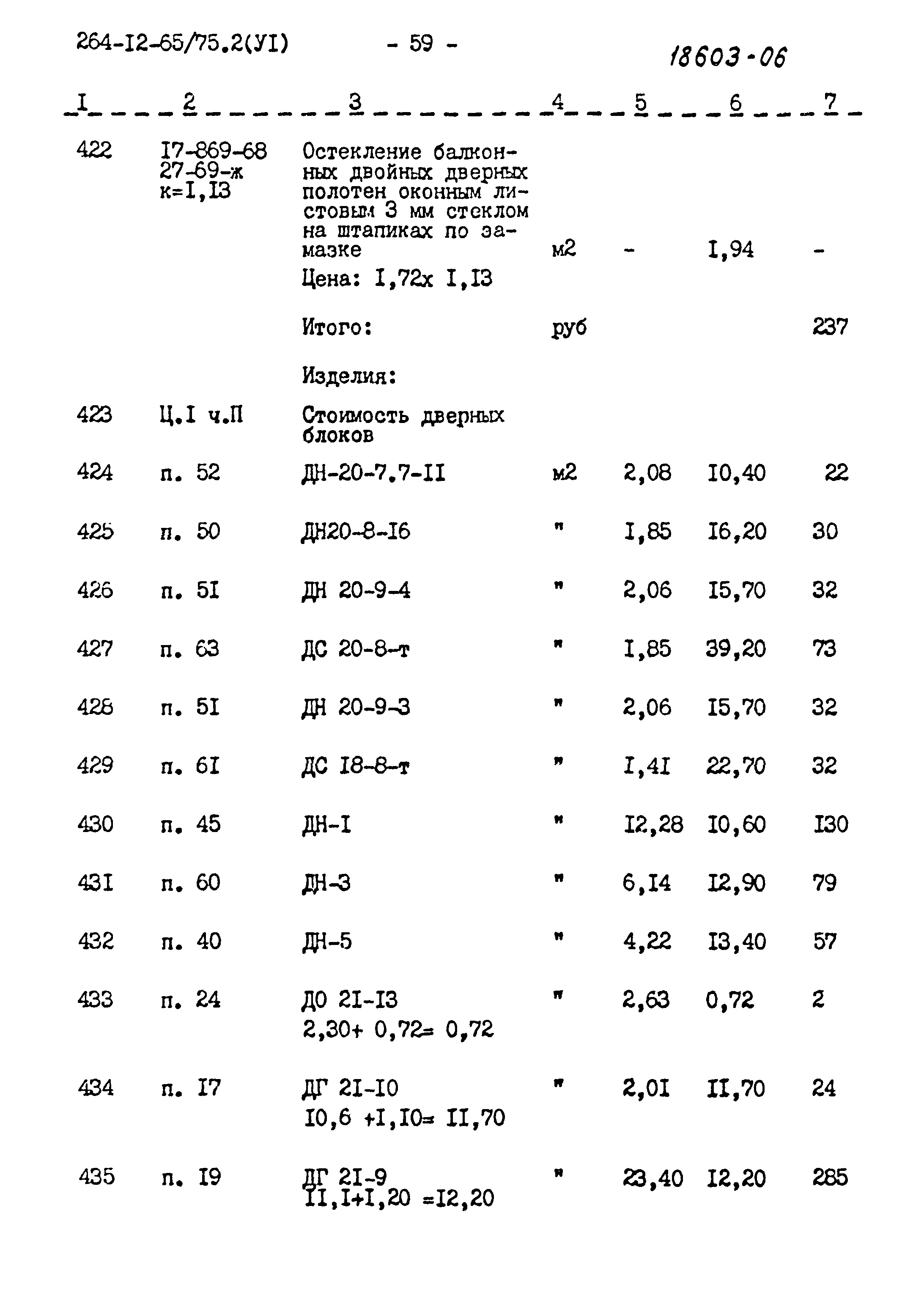 Типовой проект 264-12-65/75.2