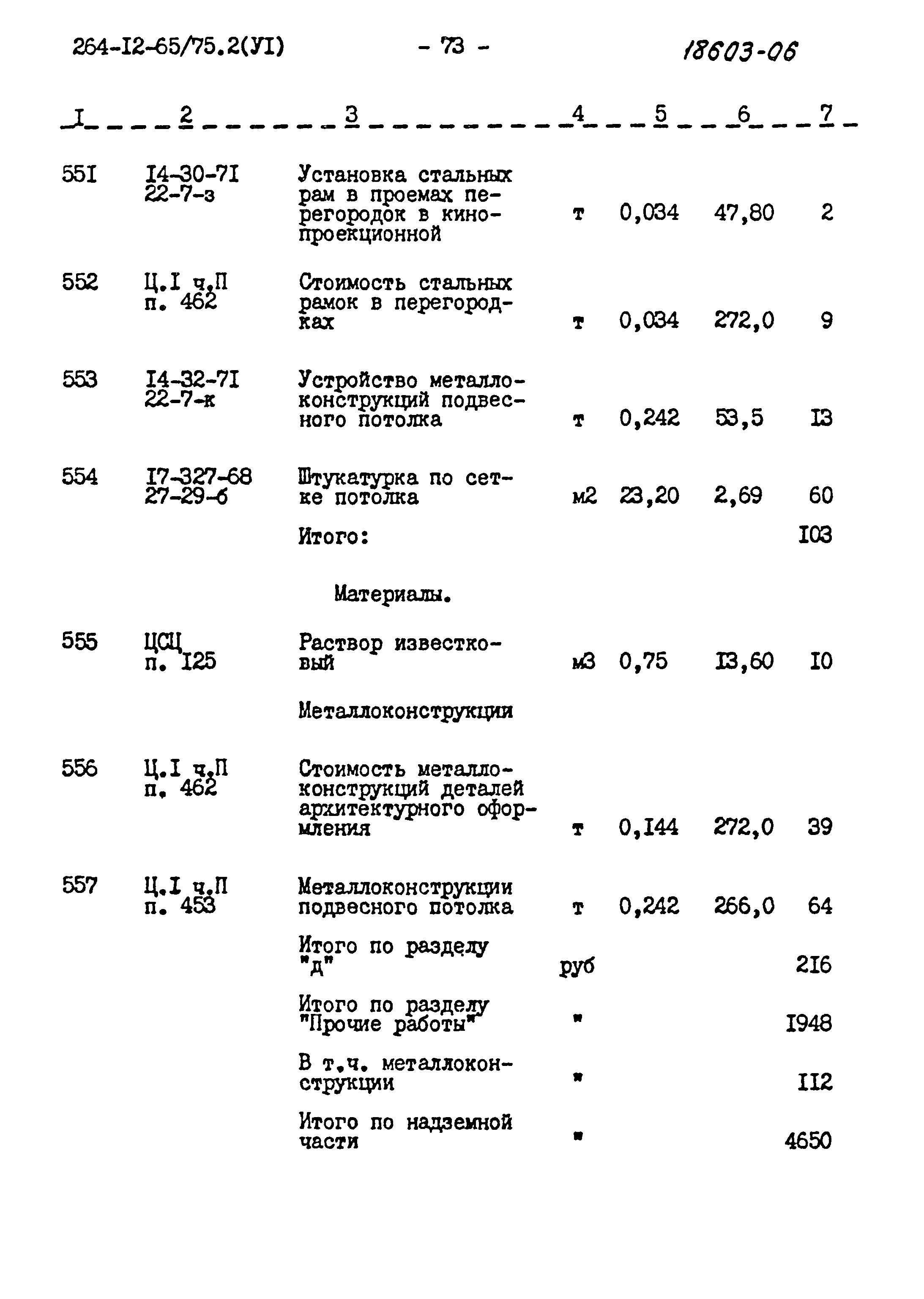 Типовой проект 264-12-65/75.2