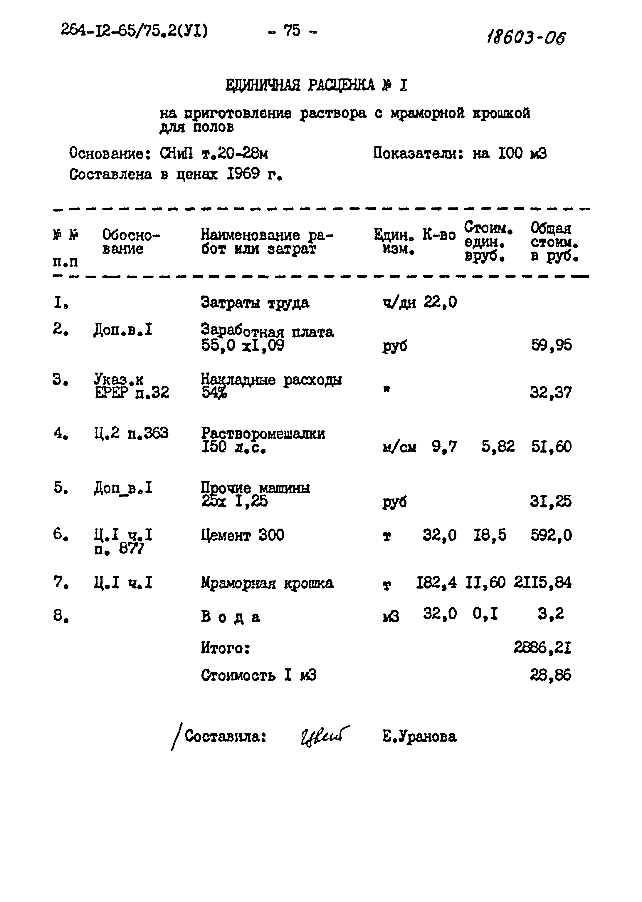 Типовой проект 264-12-65/75.2