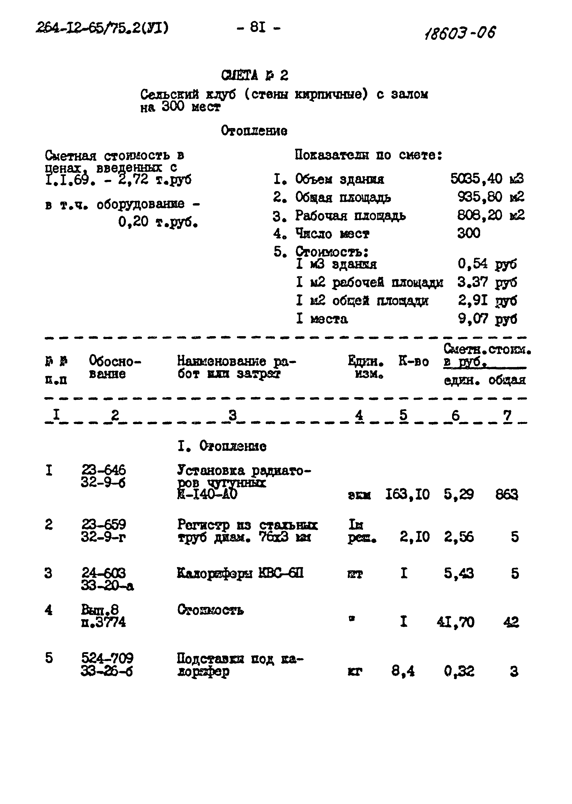 Типовой проект 264-12-65/75.2