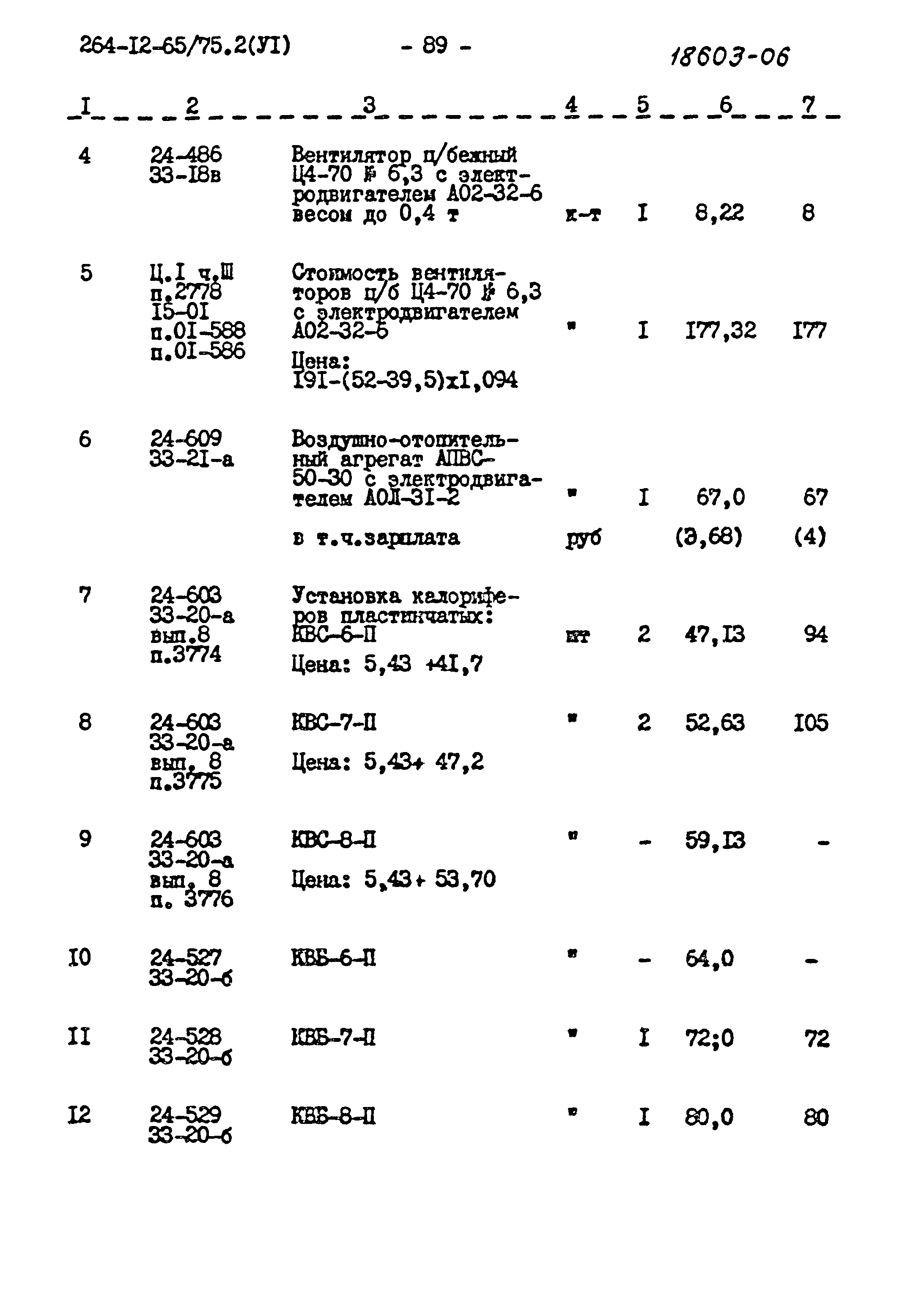 Типовой проект 264-12-65/75.2