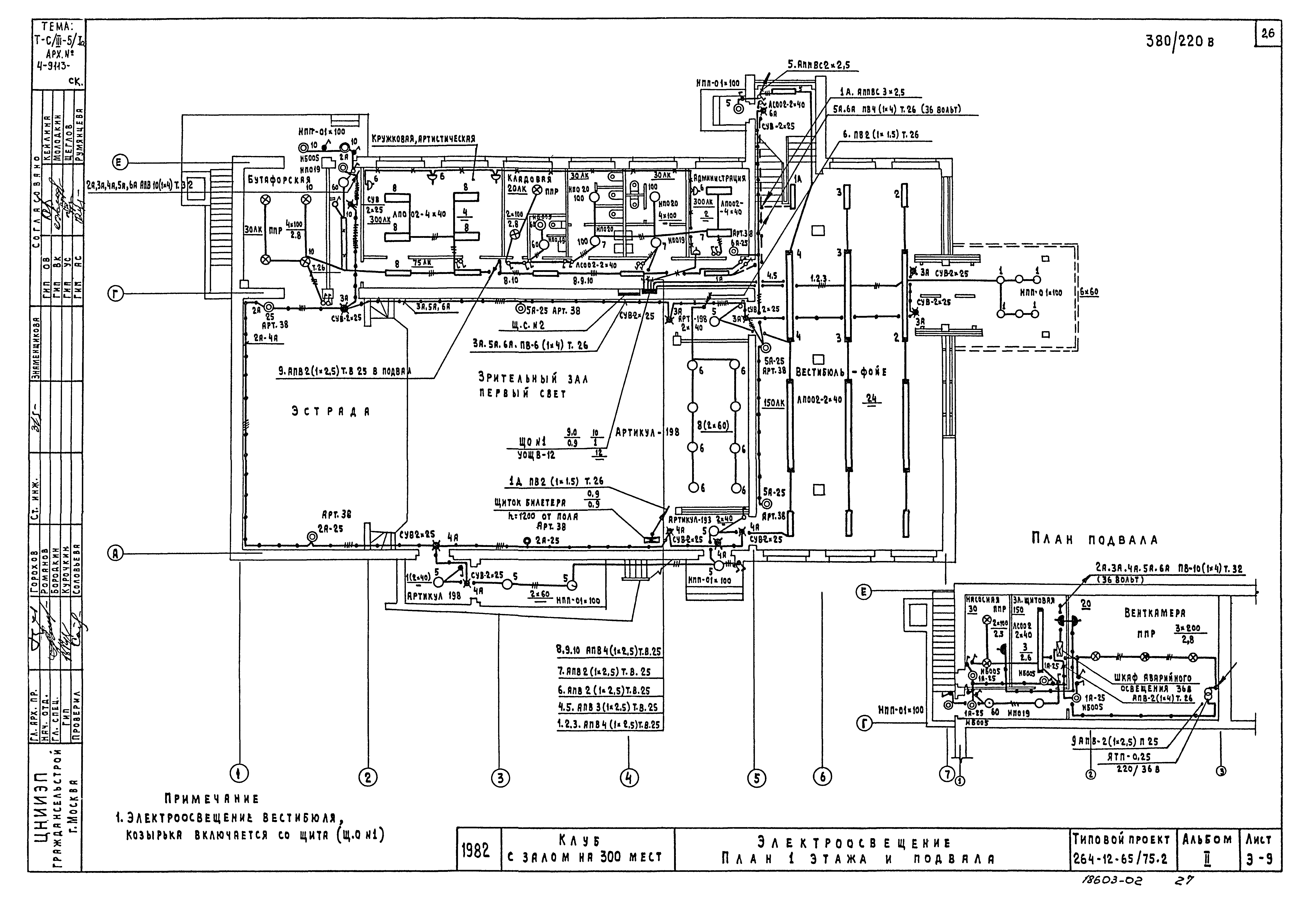 Типовой проект 264-12-65/75.2