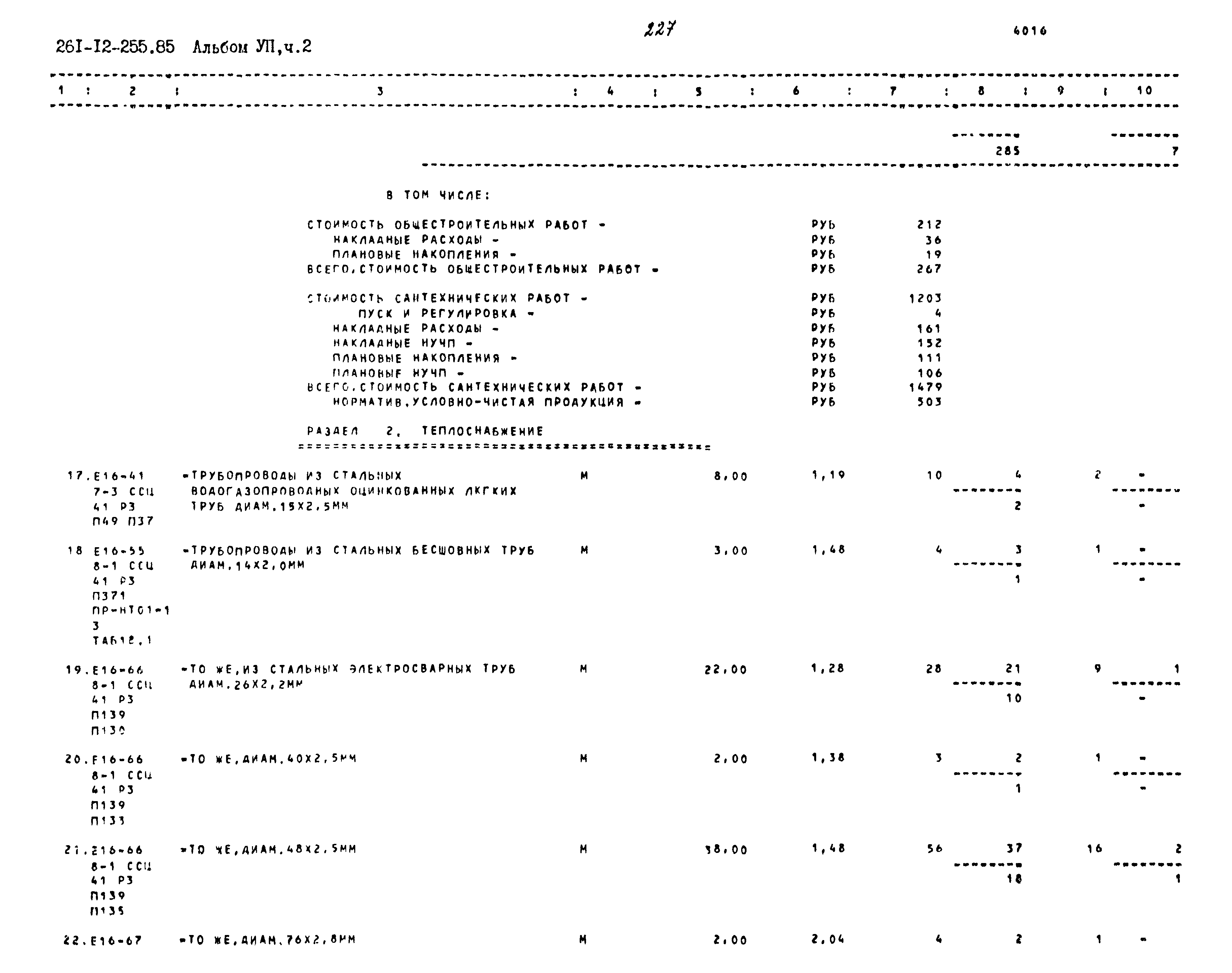 Типовой проект 261-12-255.85