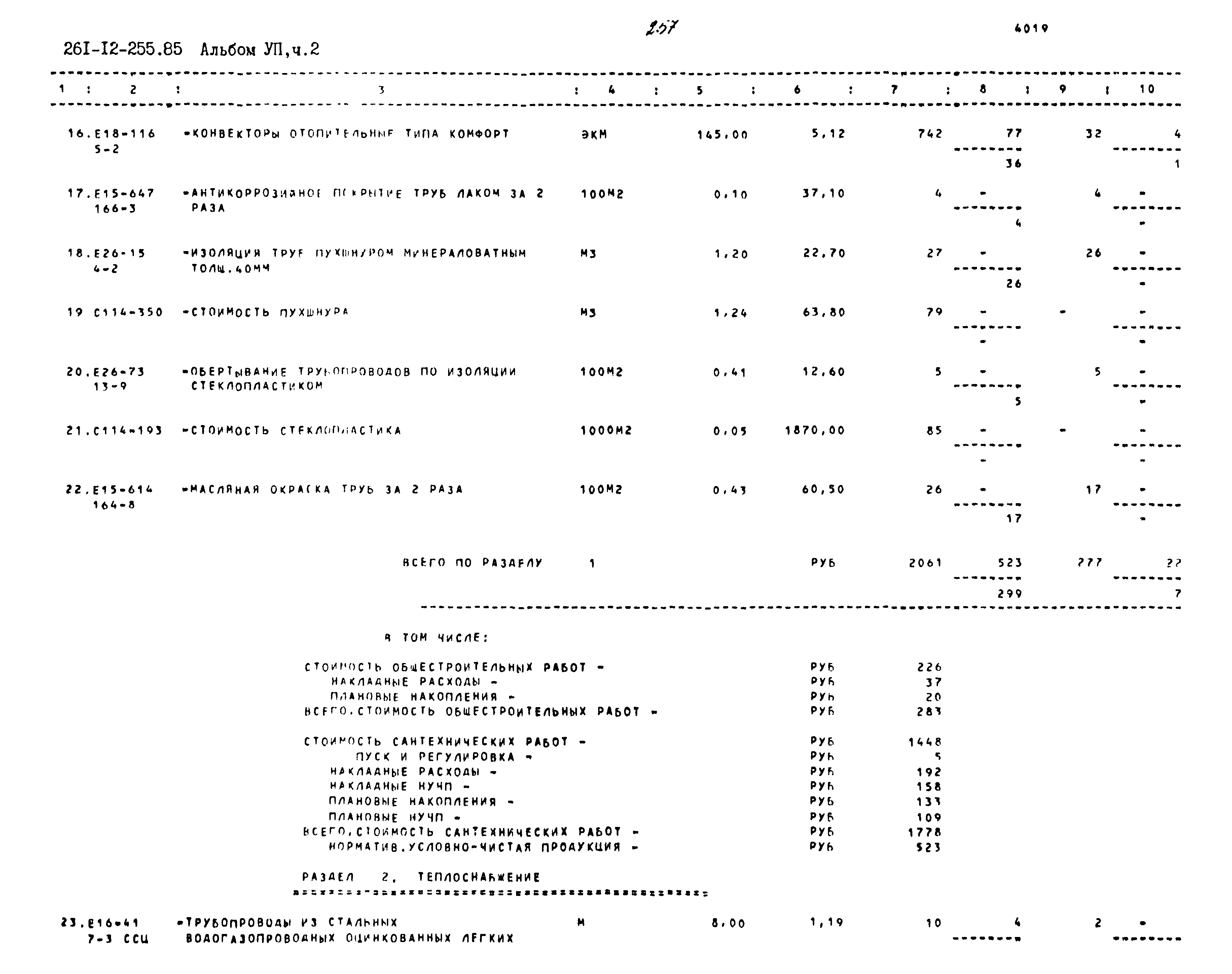 Типовой проект 261-12-255.85