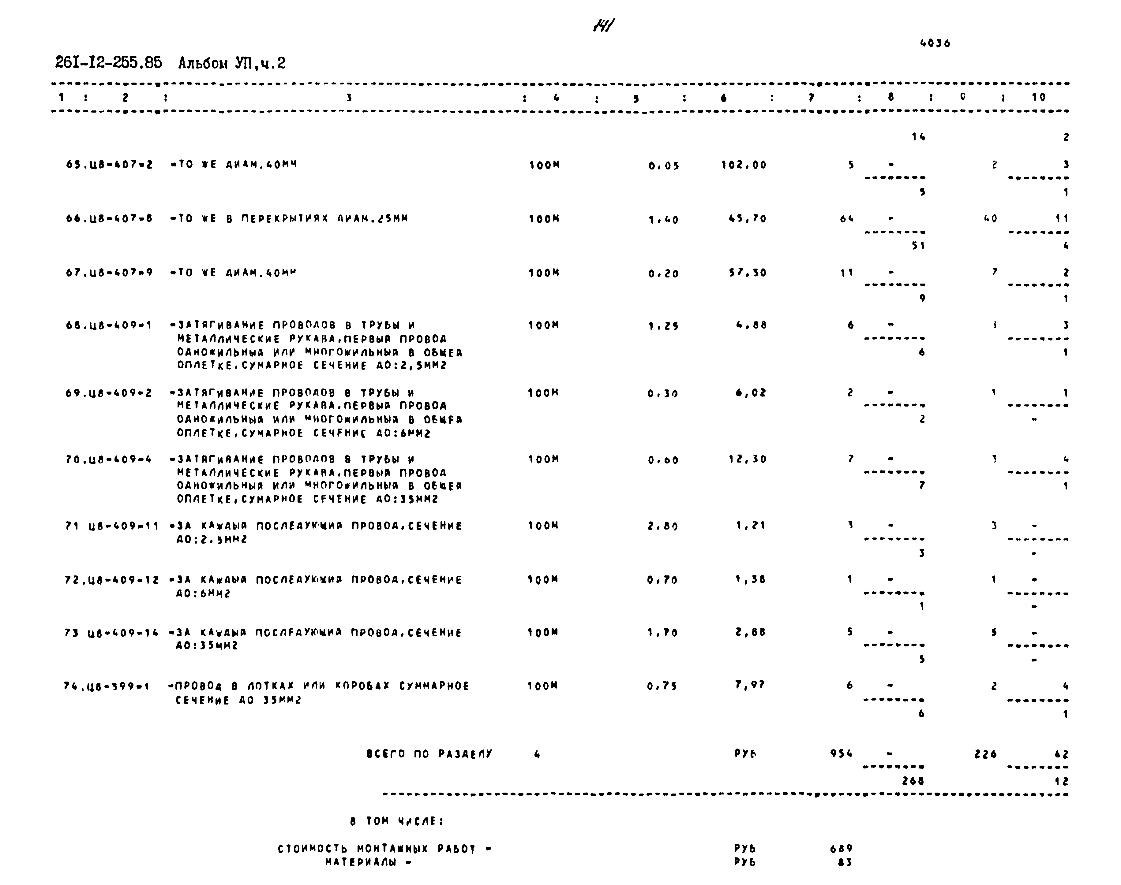 Типовой проект 261-12-255.85