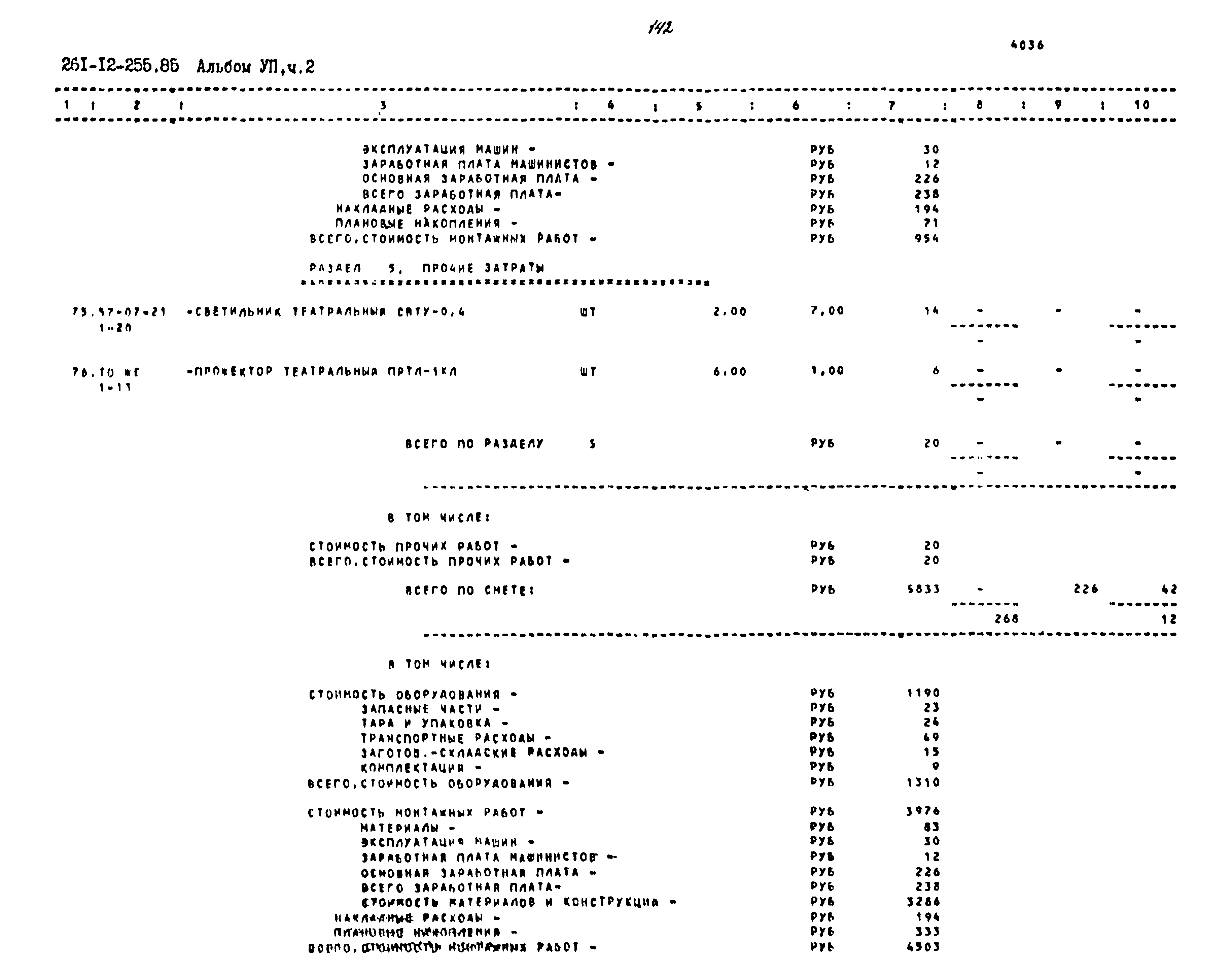 Типовой проект 261-12-255.85